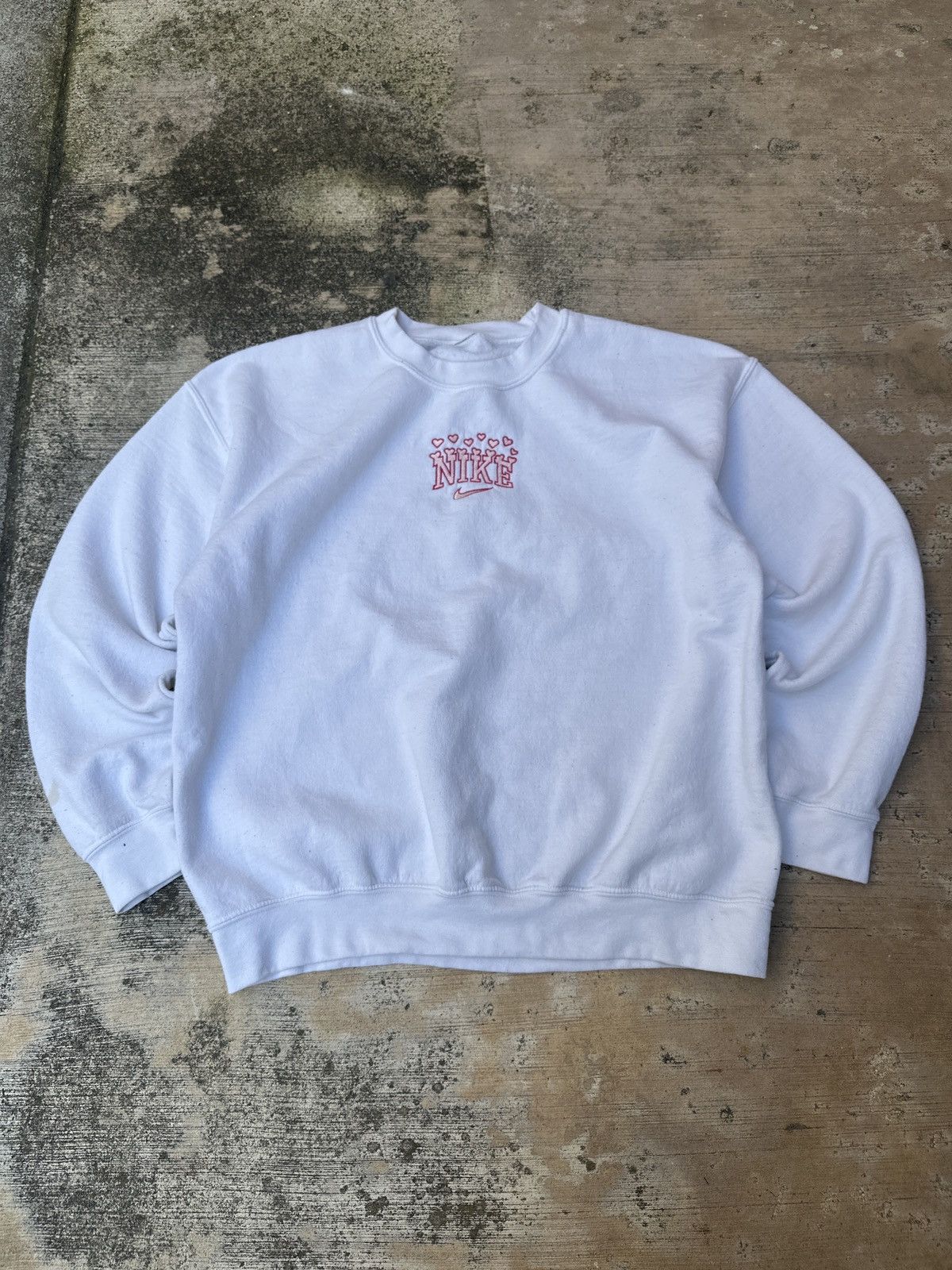 Nike × Vintage Vintage Embroidered Nike Center Swoosh Crewneck Sweatshirt Size US M / EU 48-50 / 2 - 1 Thumbnail