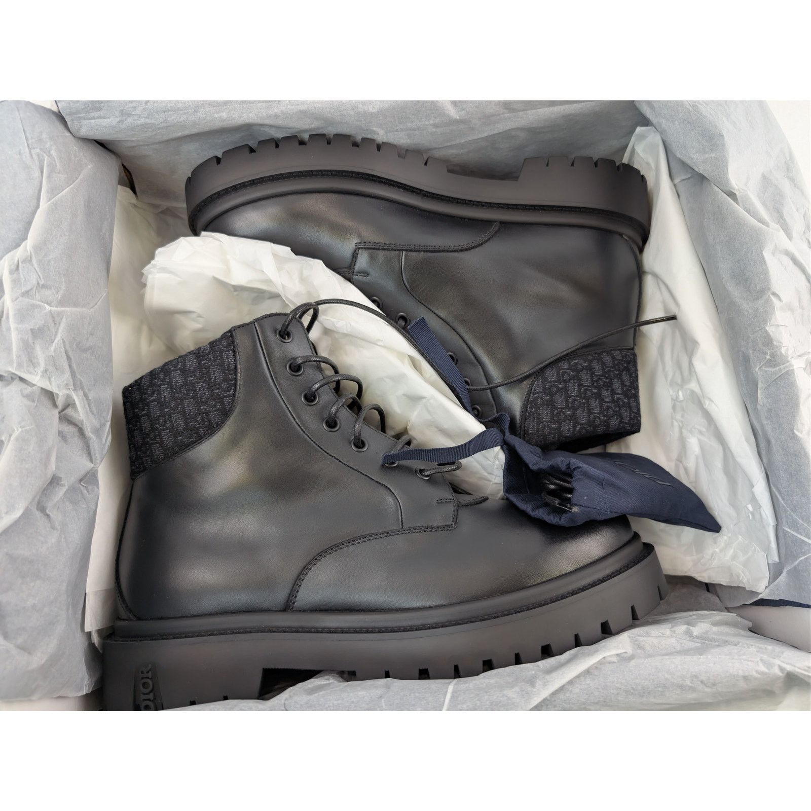Dior o1rshd1 Oblique jacquard Explorer III Ankle Boot in black 43 Size US 10 / EU 43 - 17 Thumbnail