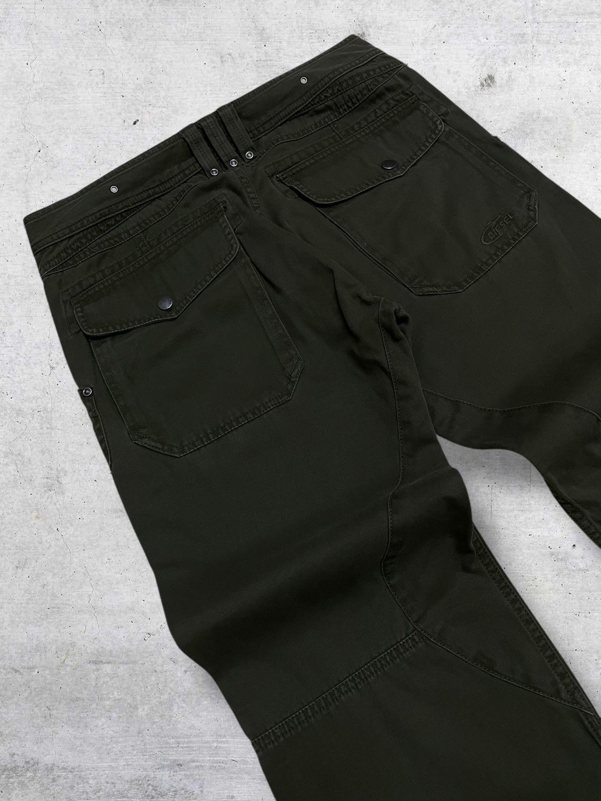 Diesel VINTAGE DIESEL INDUSTRY DESIGNER WORK WEAR UTILITY PANT Size US 31 - 14 Thumbnail