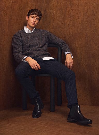 Paul Smith BNWT AW25 PAUL SMITH SEWN TURN-UPS PINSTRIPED PANTS 34 Size US 34 / EU 50 - 1 Thumbnail
