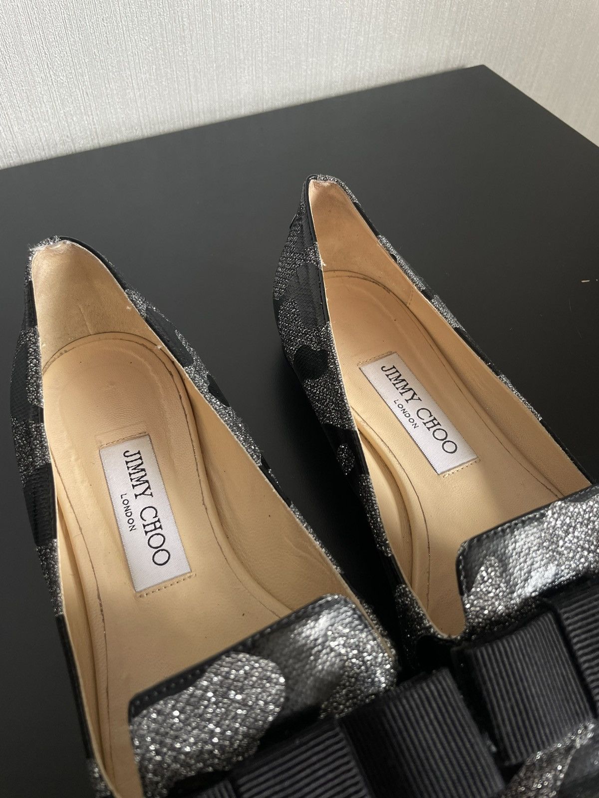 Designer × Jimmy Choo Archive Cyber Y2k Jimmy Choo Camo Ballets 2000s Flats Bows Size US 9 / IT 39 - 8 Thumbnail