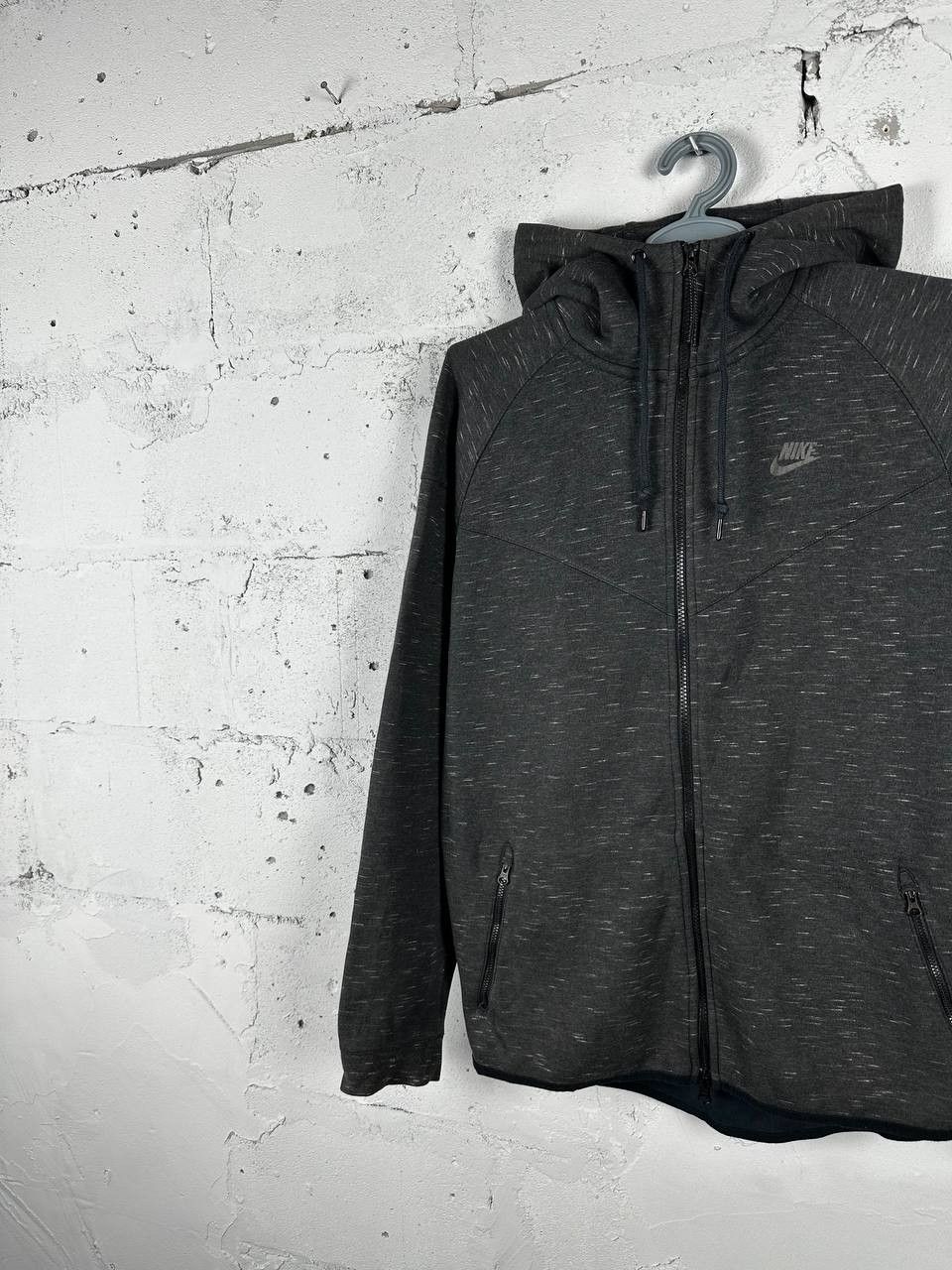 Nike × Vintage Nike Tech Fleece Vintage Drill Retro Zip Hoodie Old Size US XL / EU 56 / 4 - 4 Thumbnail