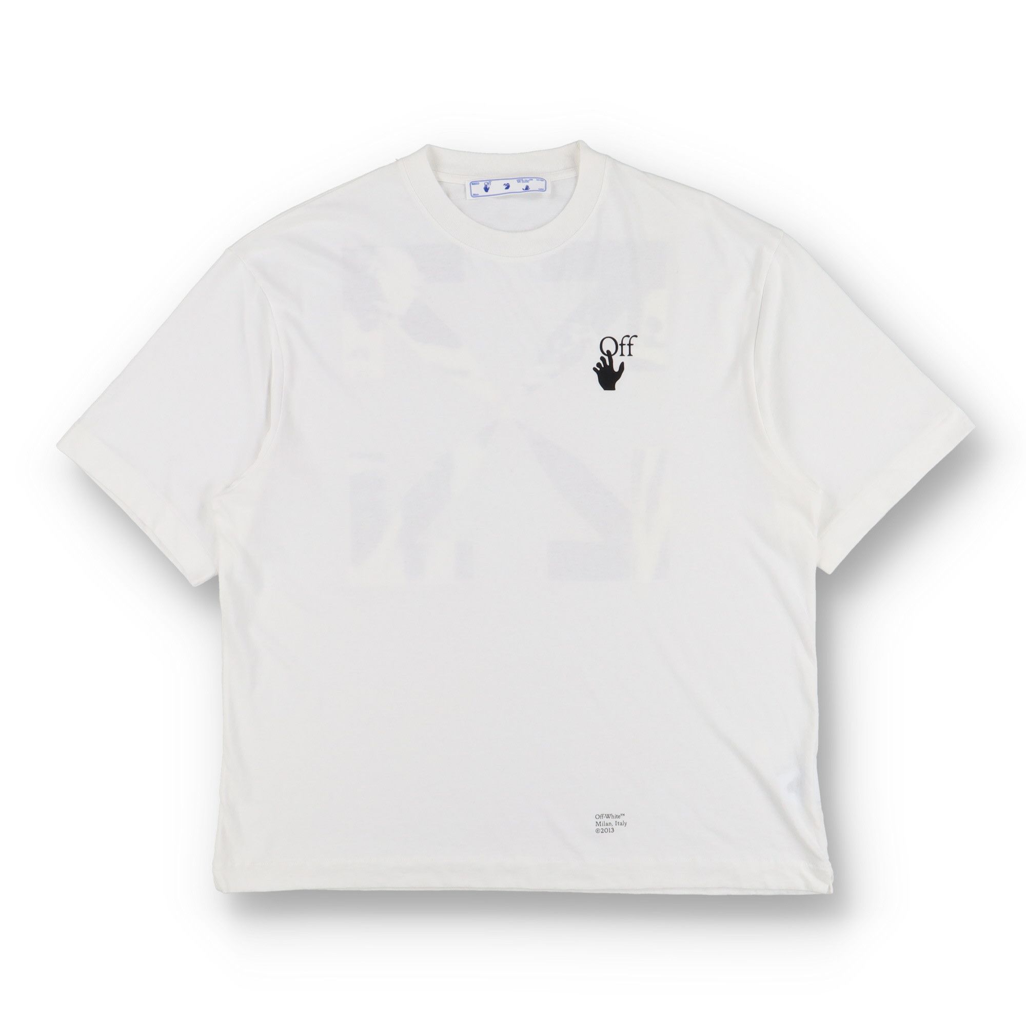 Off-White White Caravaggio Arrows Oversized Skate T-Shirt Size US XL / EU 56 / 4 - 5 Thumbnail