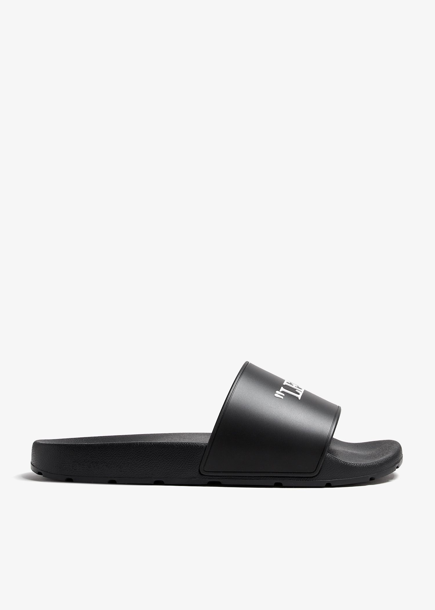 Off-White o1s22i1n1124 Rubber Slides in Black Size US 8 / EU 41 - 1 Thumbnail