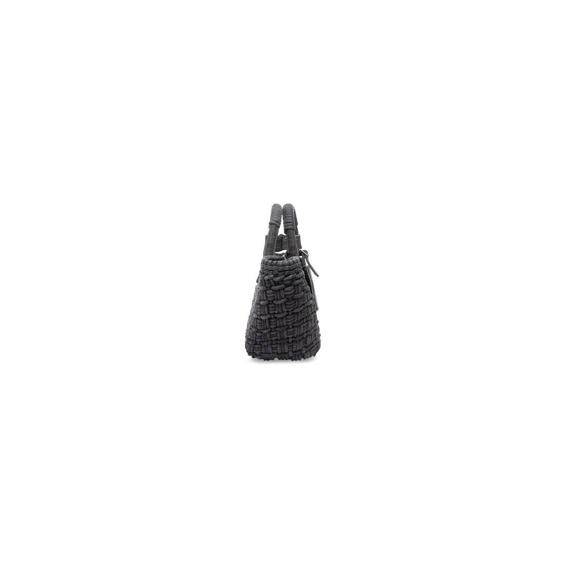Balenciaga o1mt1gz0725 Size: OS / Bistro XS Basket With Strap Denim Bag Size ONE SIZE - 4 Thumbnail