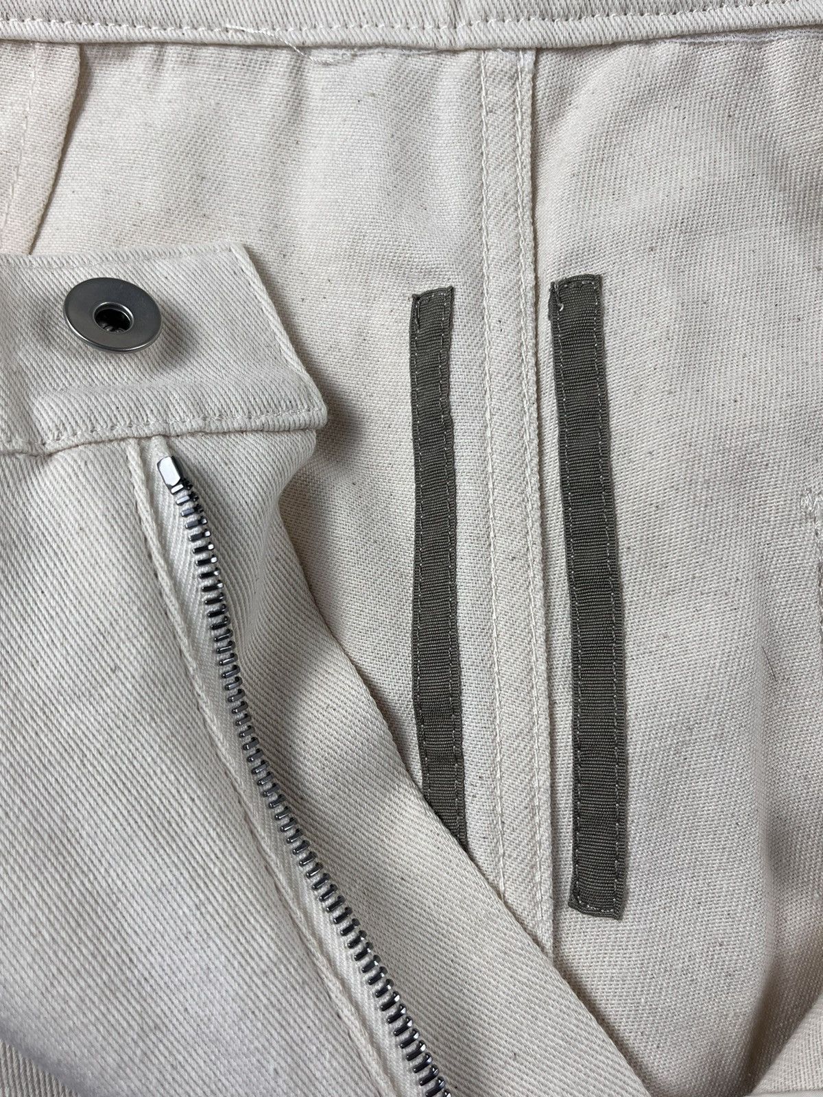 Rick Owens SS22 Rick Owens Bolan Bootcut Pants Flared Fogachine Size US 31 - 7 Thumbnail