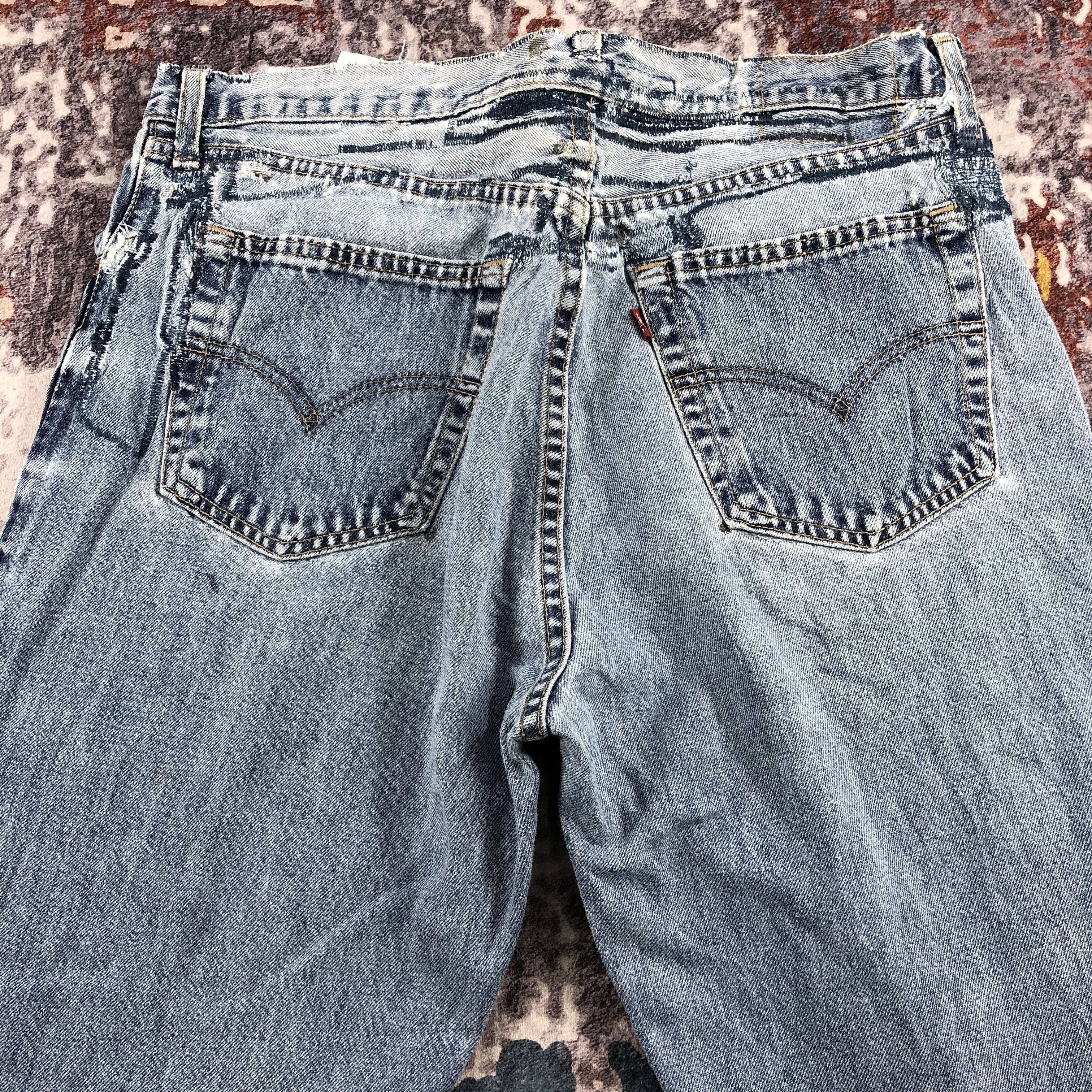 Levi's × Vintage Vintage 90s Blue Wash Levis 521 Jeans-JM2622 Size US 35 - 4 Thumbnail
