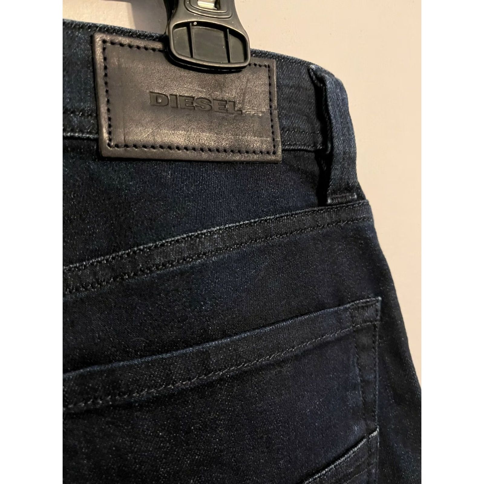 Diesel Diesel Larkee C84ZC Regular Straight Button Fly Denim Jeans - Men's 29x32 Blue Classic Cotton Blend Medium Fabric Wash Size US 31 - 5 Thumbnail