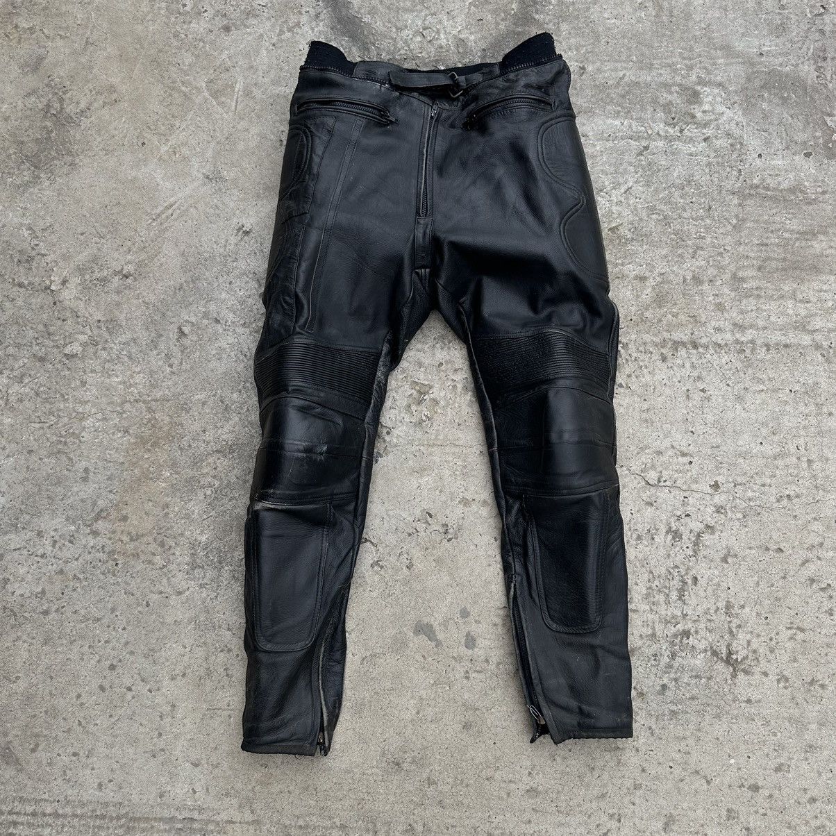 Leather Vintage Moto Leather Size 54 Y2K 00s Style USA Size US 38 / EU 54 - 1 Thumbnail
