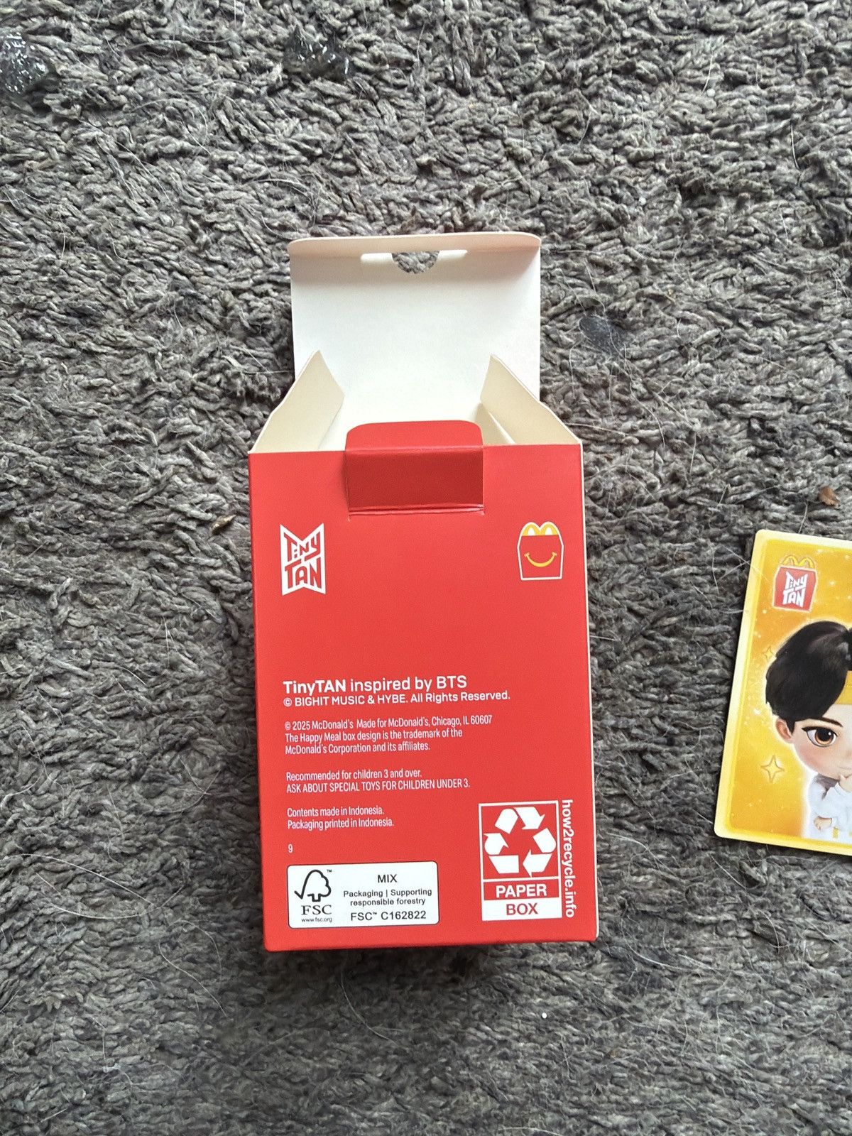 Hypebeast 2025 McDonald’s TinyTAN Jin Figure Size ONE SIZE - 8 Thumbnail