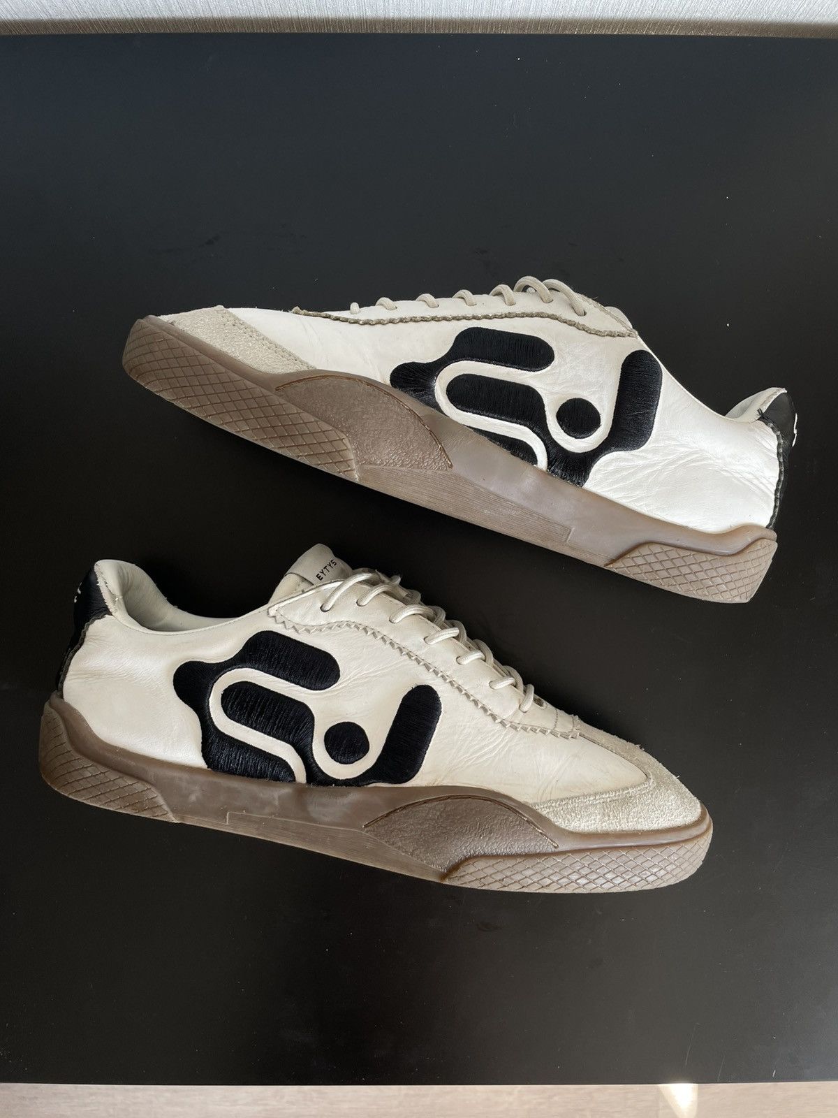 Eytys Eytys Santos Skate Shoes Sneakers Leather White Y2k Size US 10.5 / EU 43-44 - 12 Thumbnail