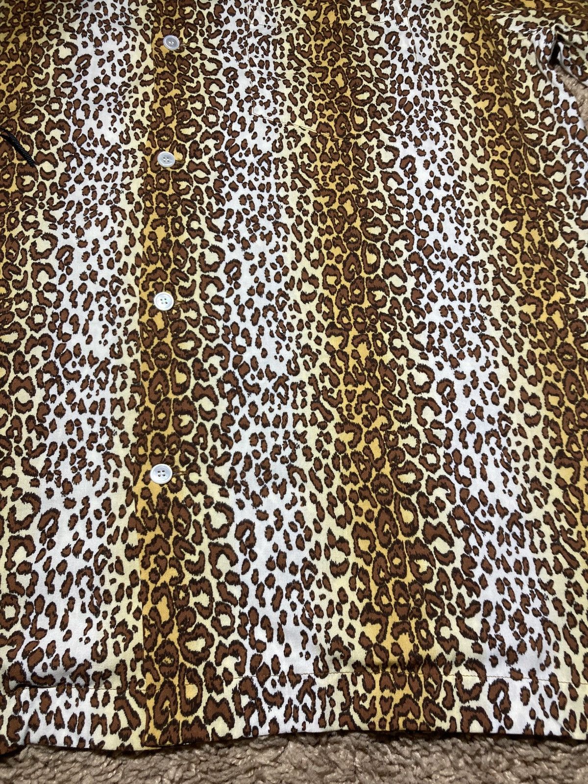 Celine × Hedi Slimane New SS23 Celine Leopard Gradient Camp Collar Shirt 39 2023 Size US M / EU 48-50 / 2 - 4 Thumbnail