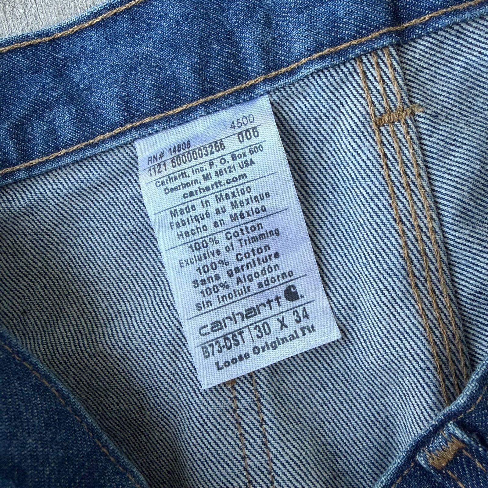 Carhartt × Vintage Carhartt denim blue jean double knee work carpenter pants Size US 30 / EU 46 - 7 Thumbnail