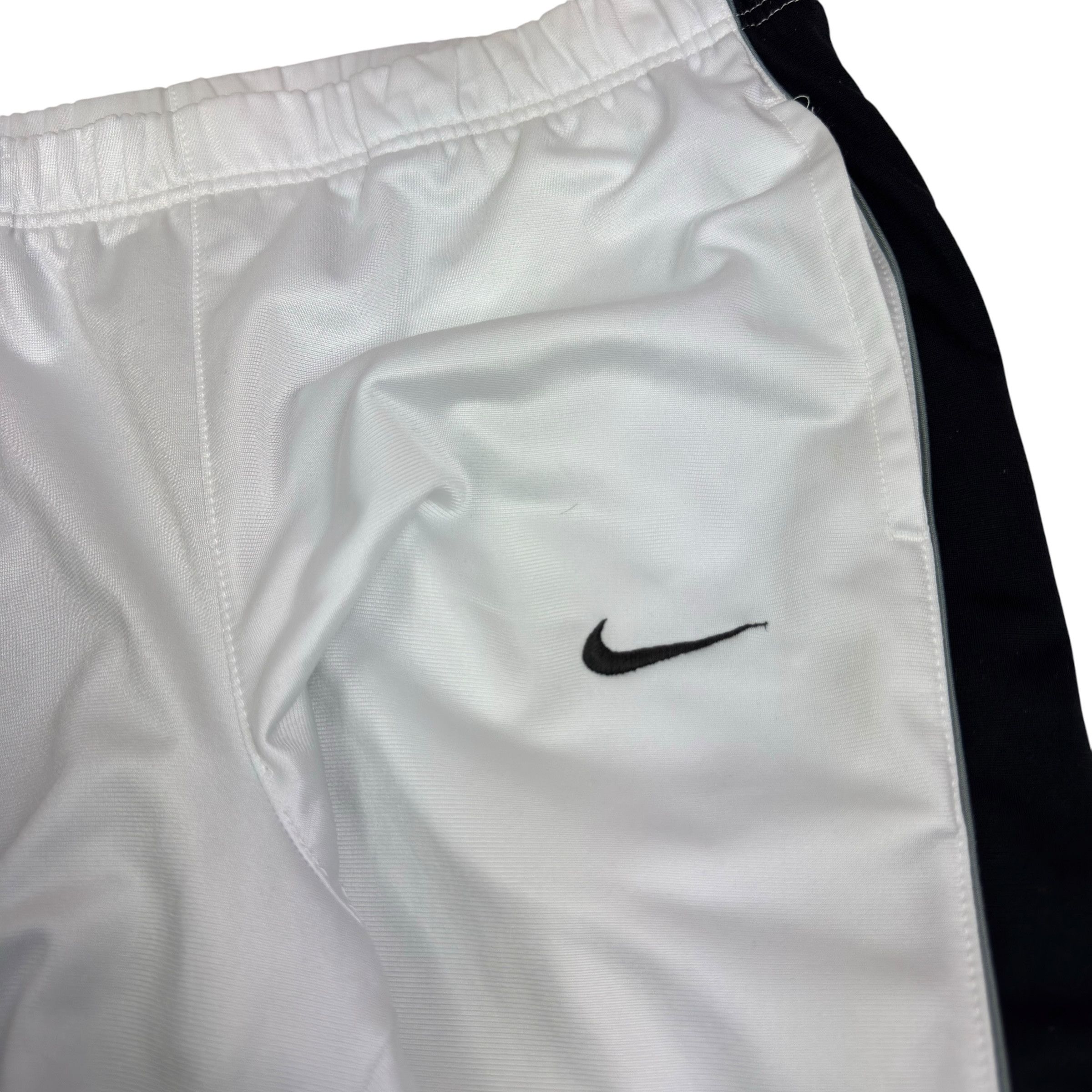 Nike Nike Men's White Black Solo Swoosh Full Zip Tracksuit Medium Size US M / EU 48-50 / 2 - 9 Thumbnail