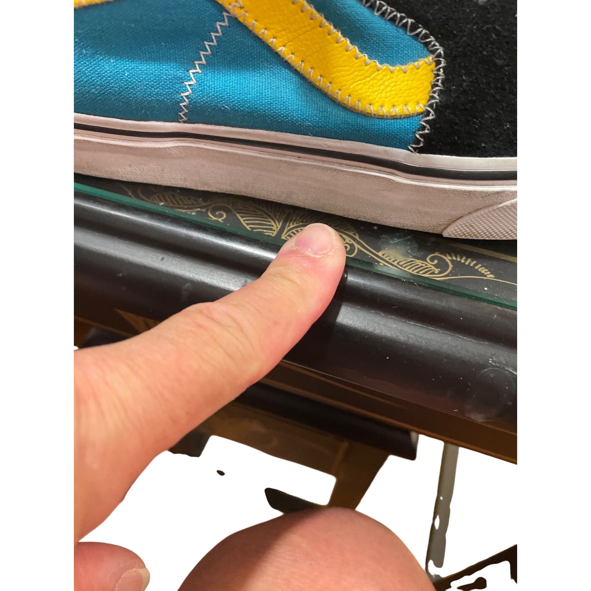 Vans Vans wms multi colored high top skaters shoes sneakers sz 7. Size US 7.5 / IT 37.5 - 15 Thumbnail