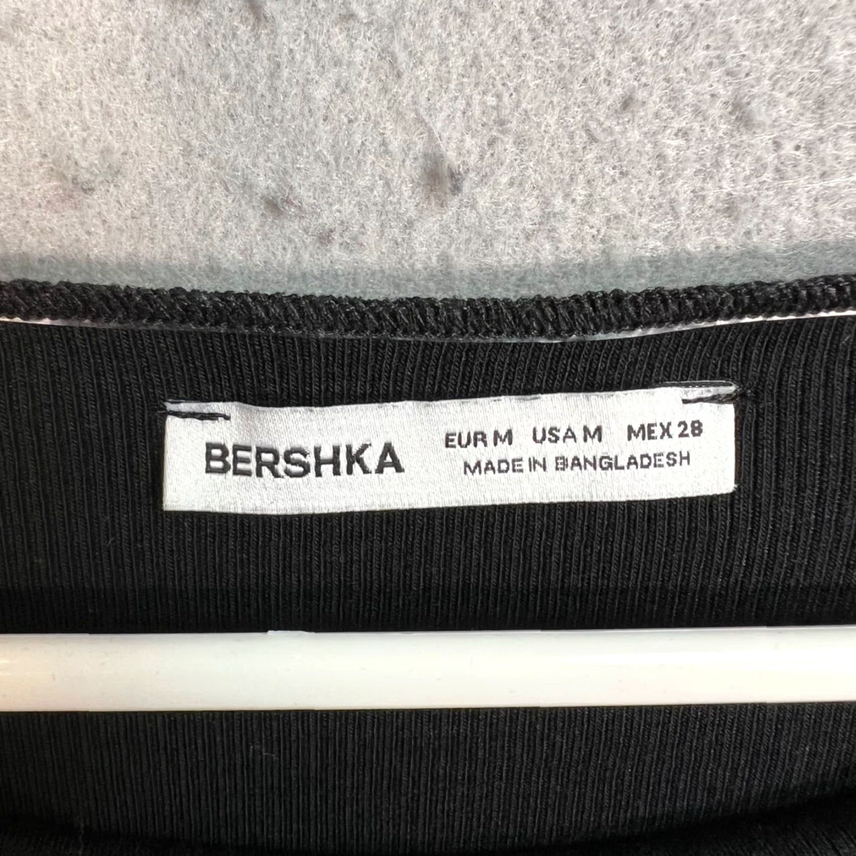 Bershka Bershka Black Long Sleeve Bodycon Dress Womens Medium Size M Cotton Polyester Knit Dress Bodycon Vintage No Size M / US 6-8 / IT 42-44 - 3 Thumbnail