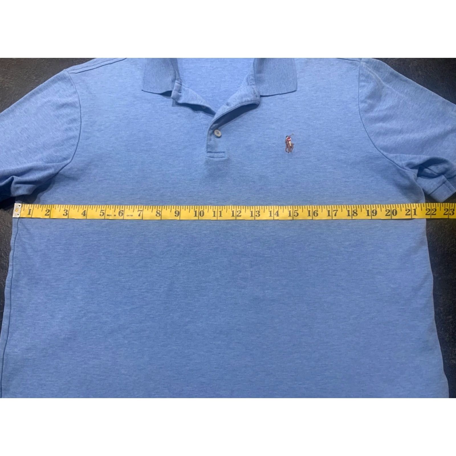 Ralph Lauren VINTAGE Ralph Lauren Polo Shirt Mens M Blue Golf Regular Fit Short Sleeve Cotton Casual Mens Size US M / EU 48-50 / 2 - 3 Thumbnail