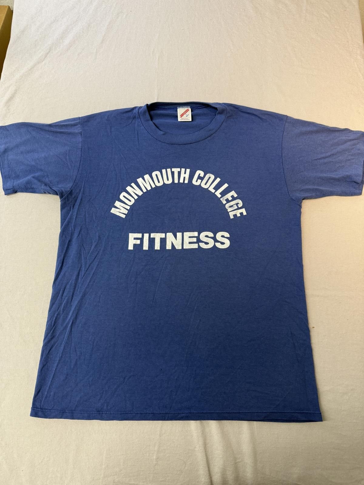 Jerzees Vintage Monmouth College Fitness T-shirt Size US L / EU 52-54 / 3 - 1 Thumbnail