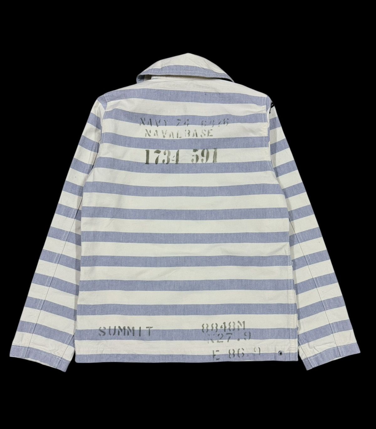 Denime Denime Dungaree Shawl Color Handloom Striped Jacket Size US S / EU 44-46 / 1 - 2 Thumbnail