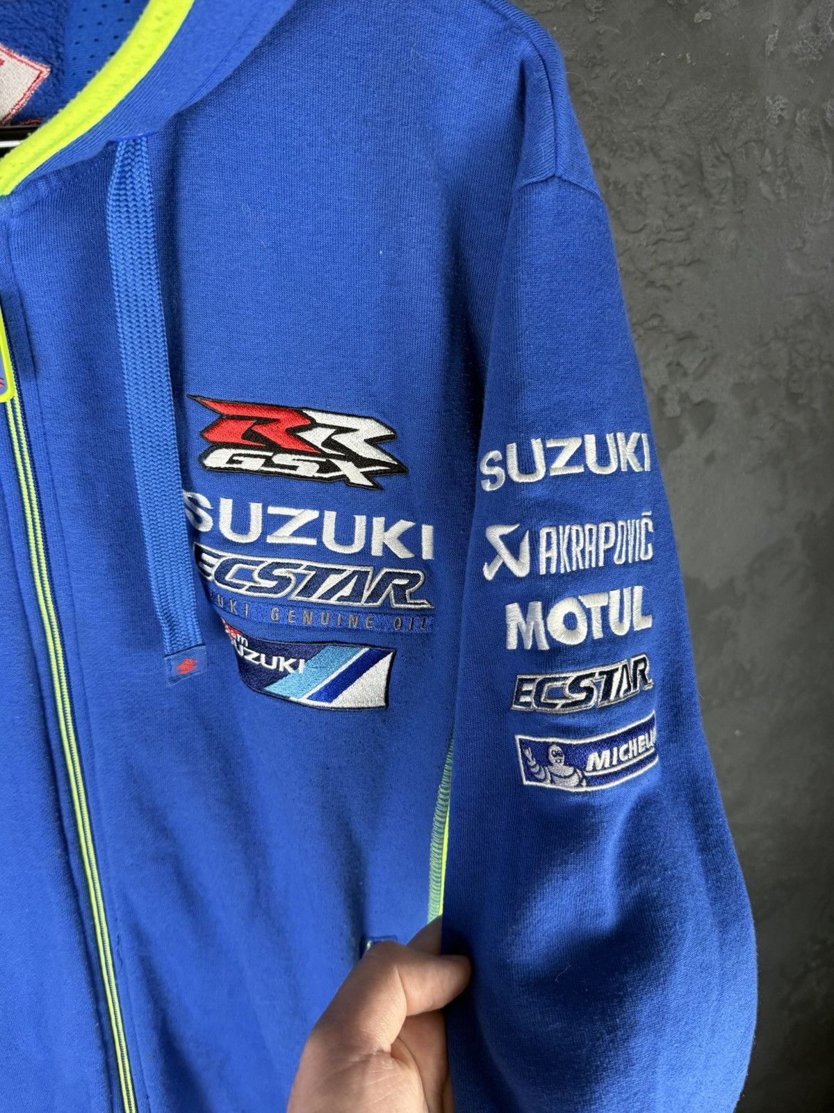 Other Vintage Y2K Suzuki Racing Moto Zip Hoodie Men's Size M Size US M / EU 48-50 / 2 - 6 Thumbnail
