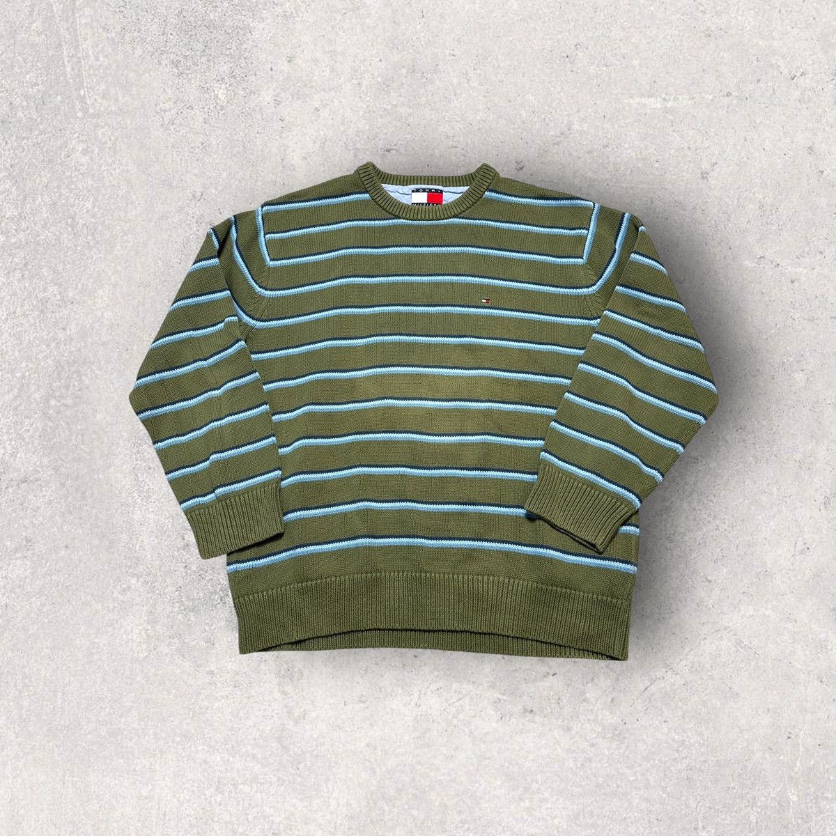 Tommy Hilfiger × Vintage Vintage Tommy Hilfiger sweater Size US XL / EU 56 / 4 - 1 Thumbnail