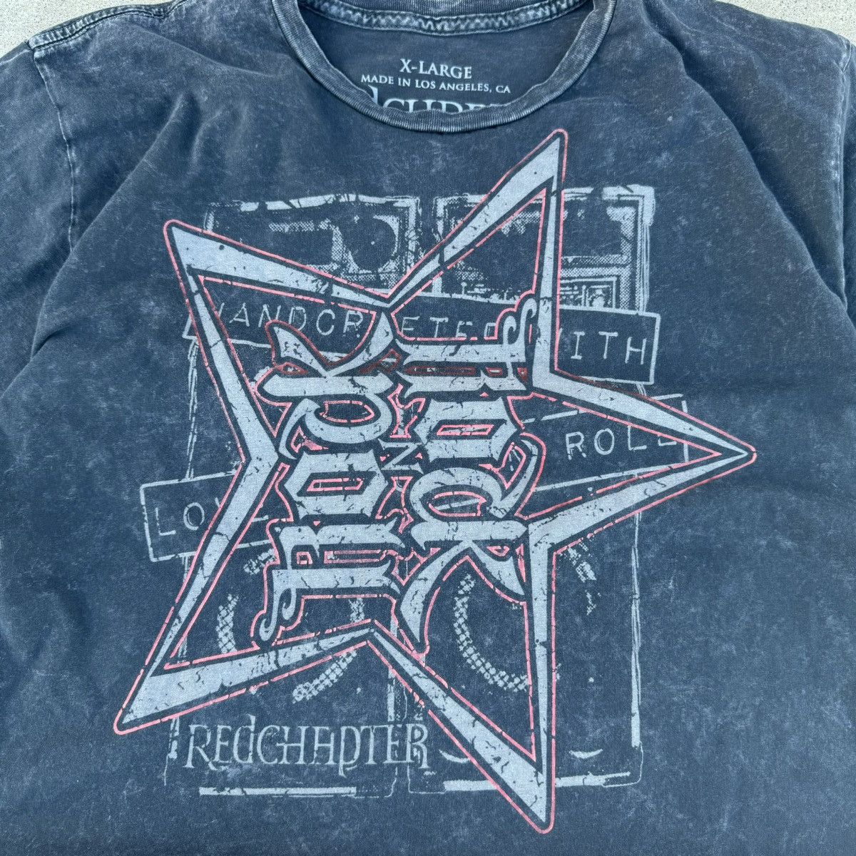 Affliction × JNCO × Tapout Vintage Y2K Affliction Inspired AOP Black Graphic Tee XL Size US XL / EU 56 / 4 - 2 Thumbnail