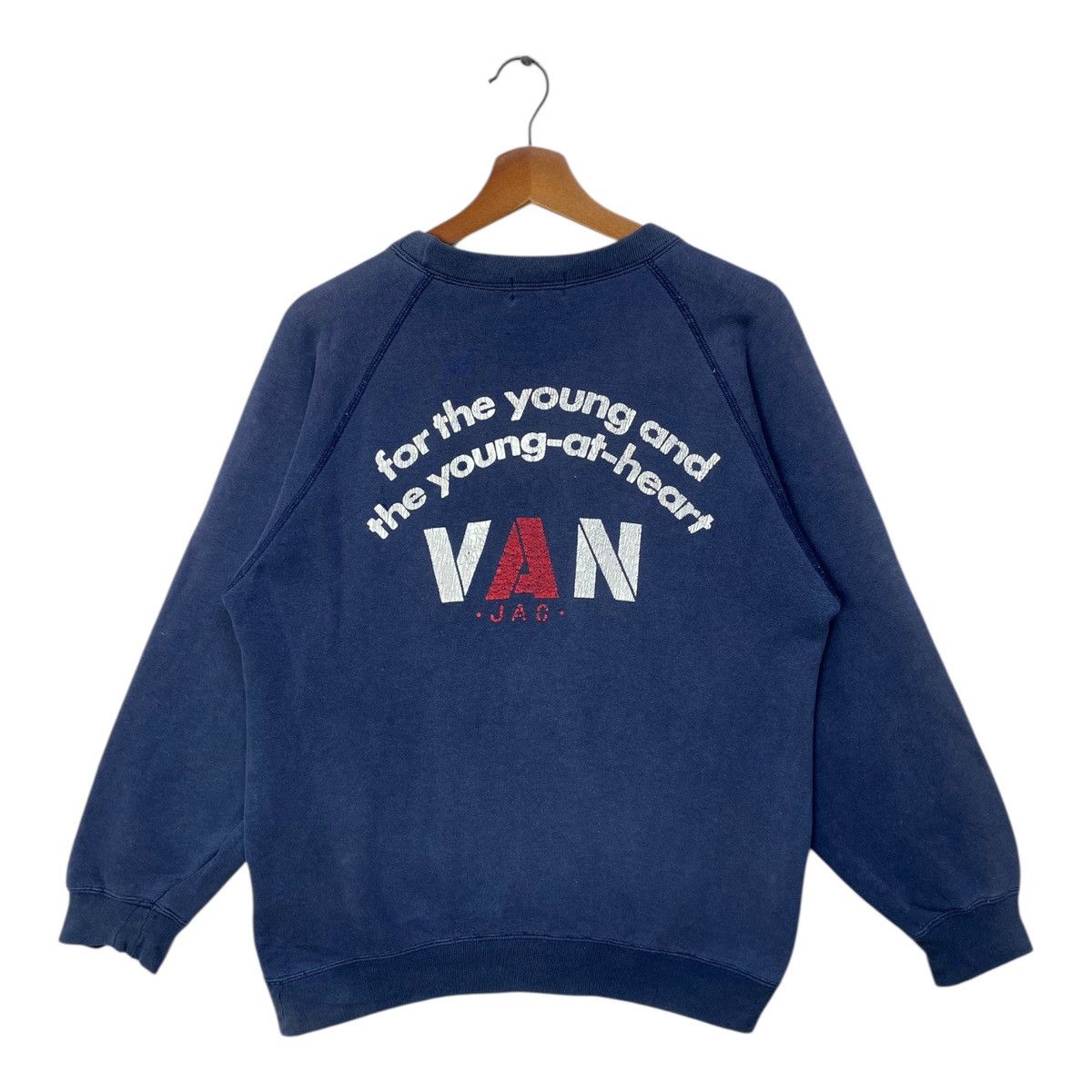 Van Vintage Van Sweatshirt Pullover Jumper Crewneck Size Medium Size US M / EU 48-50 / 2 - 2 Thumbnail