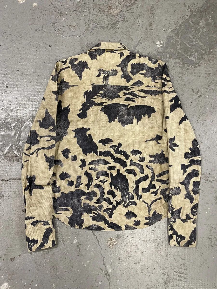 Roberto Cavalli AW2001/02 Roberto Cavalli Brown Peace Camouflage Shirt Size US M / EU 48-50 / 2 - 4 Thumbnail
