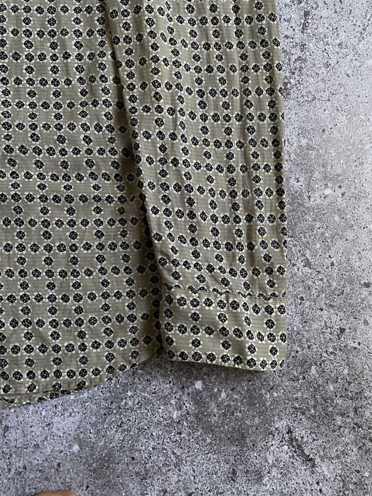Allsaints × Designer AllSaints Dots Long Sleeve Button Shirt Size L Size US L / EU 52-54 / 3 - 6 Thumbnail