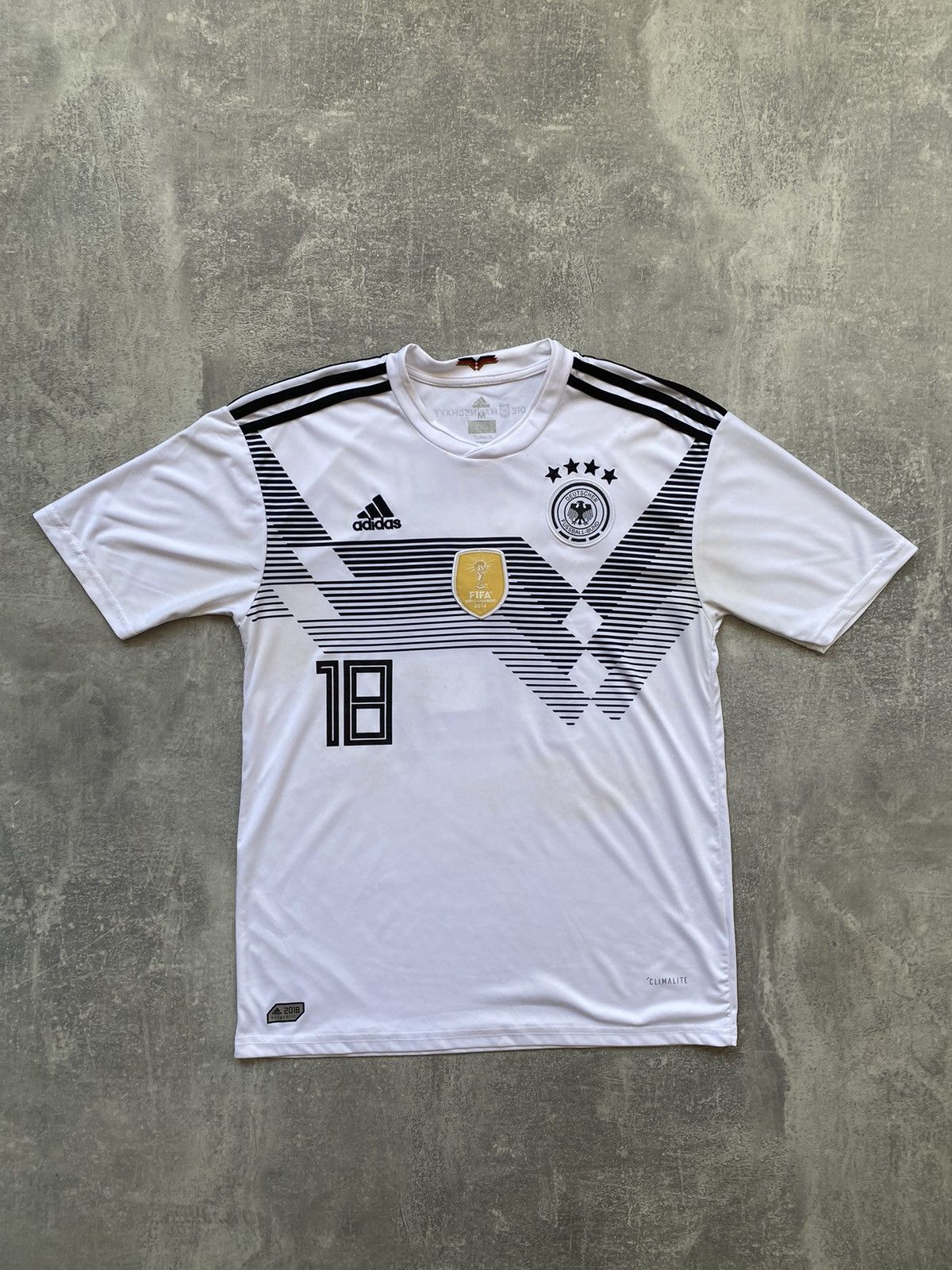 Adidas × Vintage Adidas Soccer Jersey Germany Kimmich #18 T-shirt Size US M / EU 48-50 / 2 - 2 Thumbnail