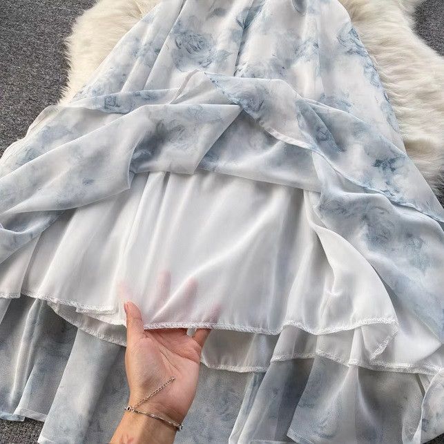 Handmade × Japanese Brand × Vintage Women Floral Strap Dress Backless Party Dress Size S / US 4 / IT 40 - 4 Thumbnail