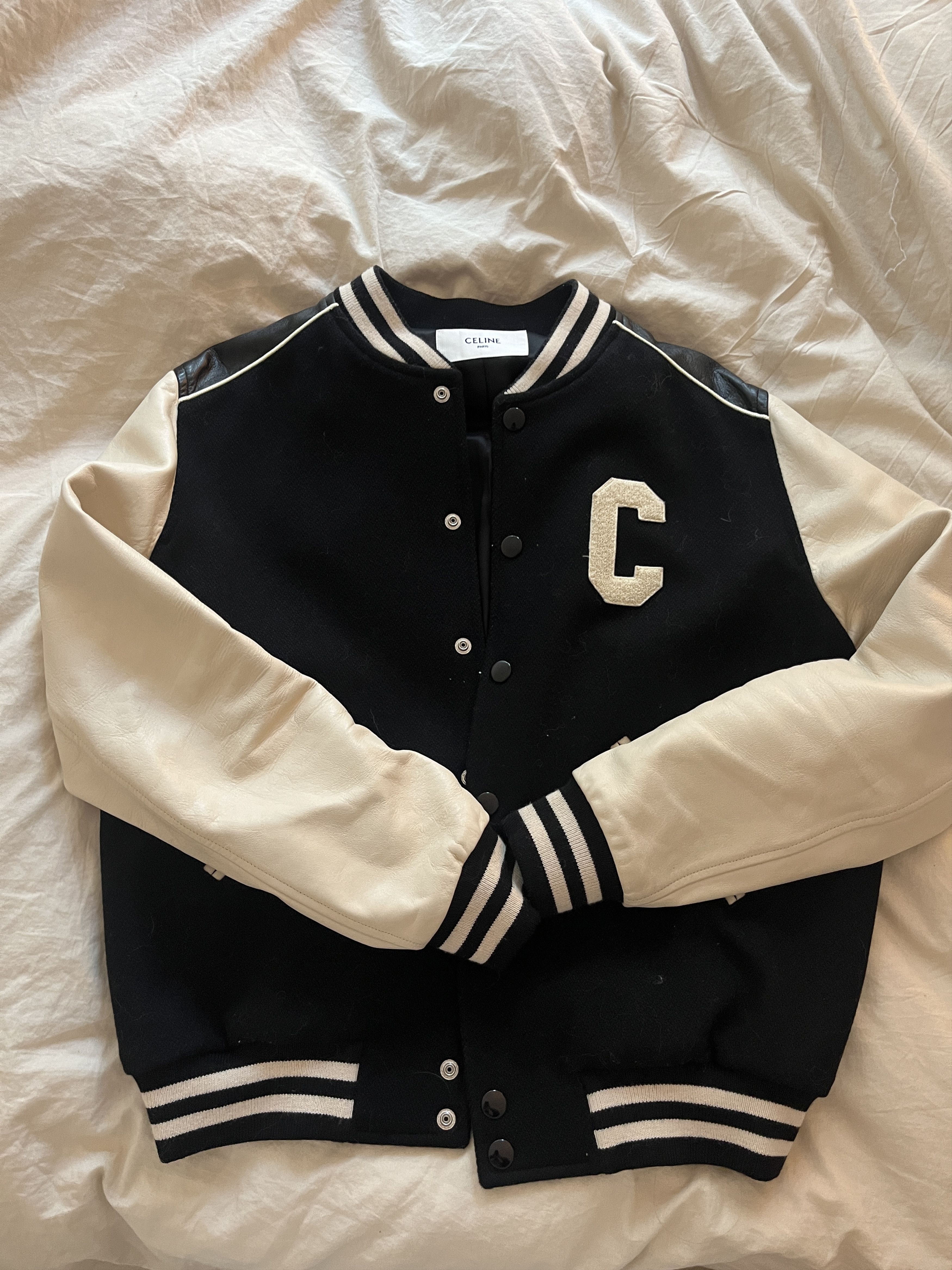 Celine Celine Classic Teddy Jacket in Textured Wool Size US M / EU 48-50 / 2 - 2 Thumbnail