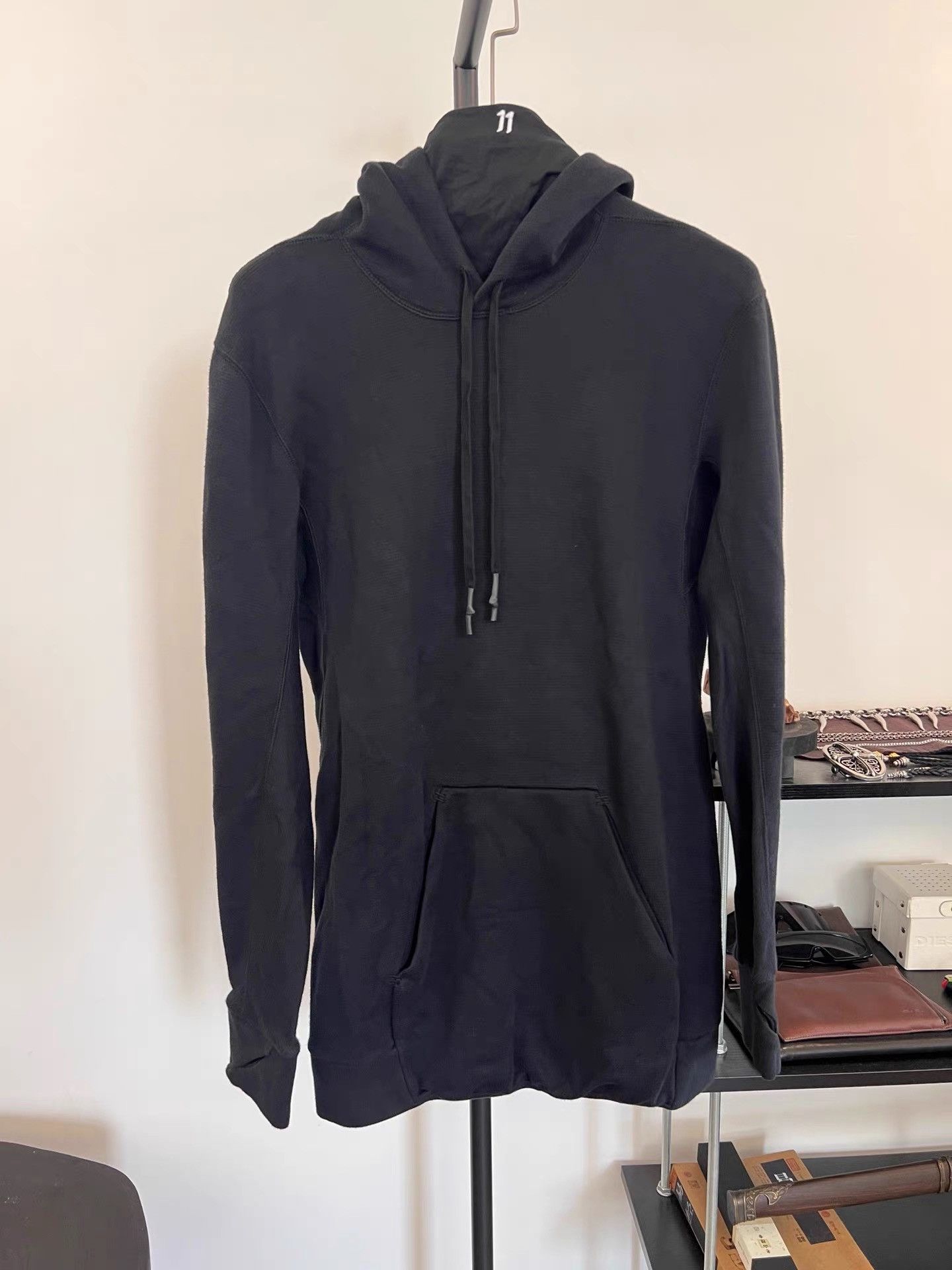 11 By Boris Bidjan Saberi 11by BBS Text Graphic Integrated Mask Hoodie K35 Size US XS / EU 42 / 0 - 2 Thumbnail