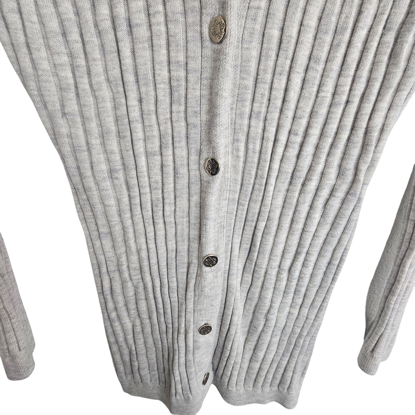 White House Black Market White House Black Market Cashmere Ribbed Cardigan Sweater Size S / US 4 / IT 40 - 3 Thumbnail