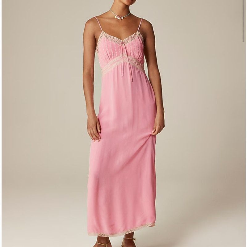 chinese dress ladies J. Crew Eyelash Lace Gown  Nearly Newlywed
