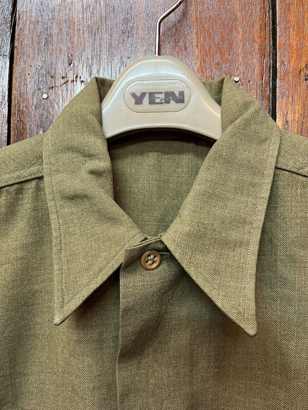 Other True Vintage 1940s WWII US Army M37 Work Shirt Size US L / EU 52-54 / 3 - 2 Thumbnail