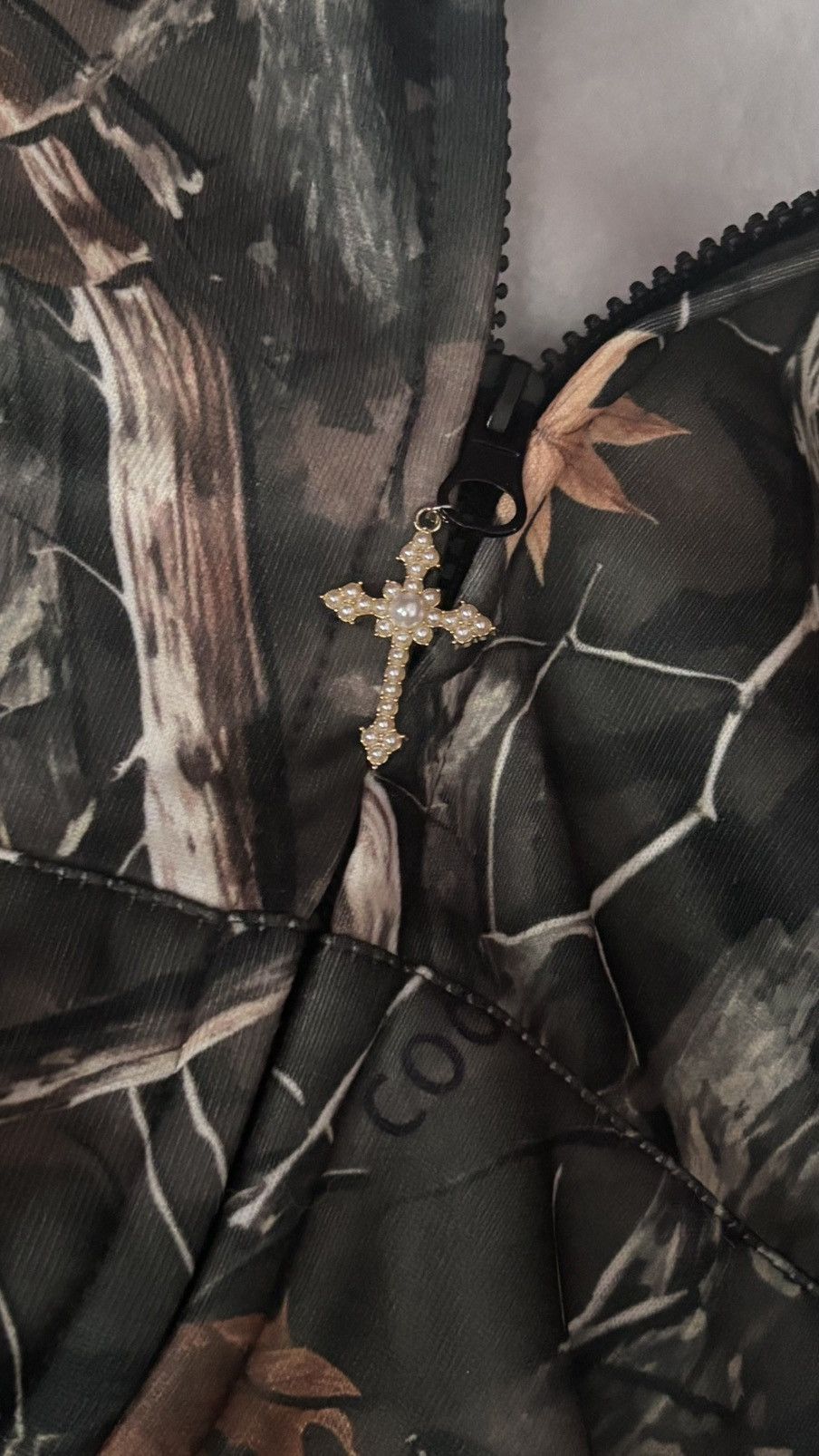 Other Reworked fur hood zip up camo hoodie Size L / US 10 / IT 46 - 4 Thumbnail