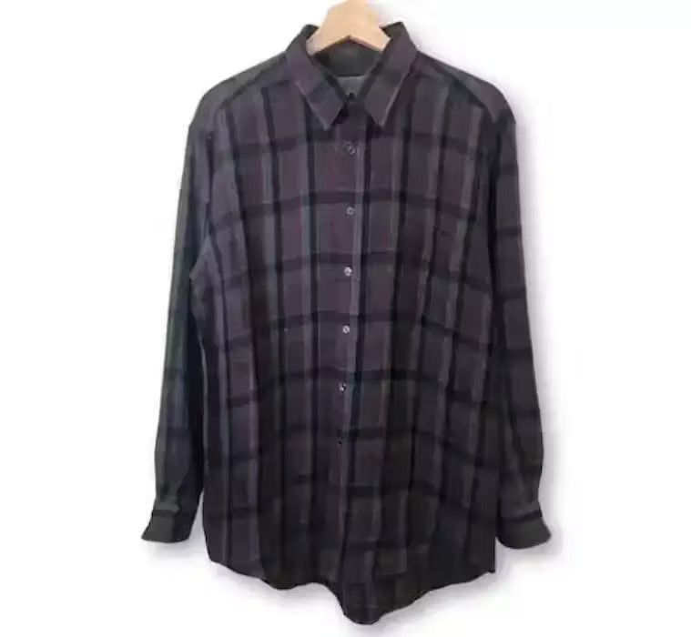image of Pash Point Flannel Shirt Button Up, Men's (Size Medium)