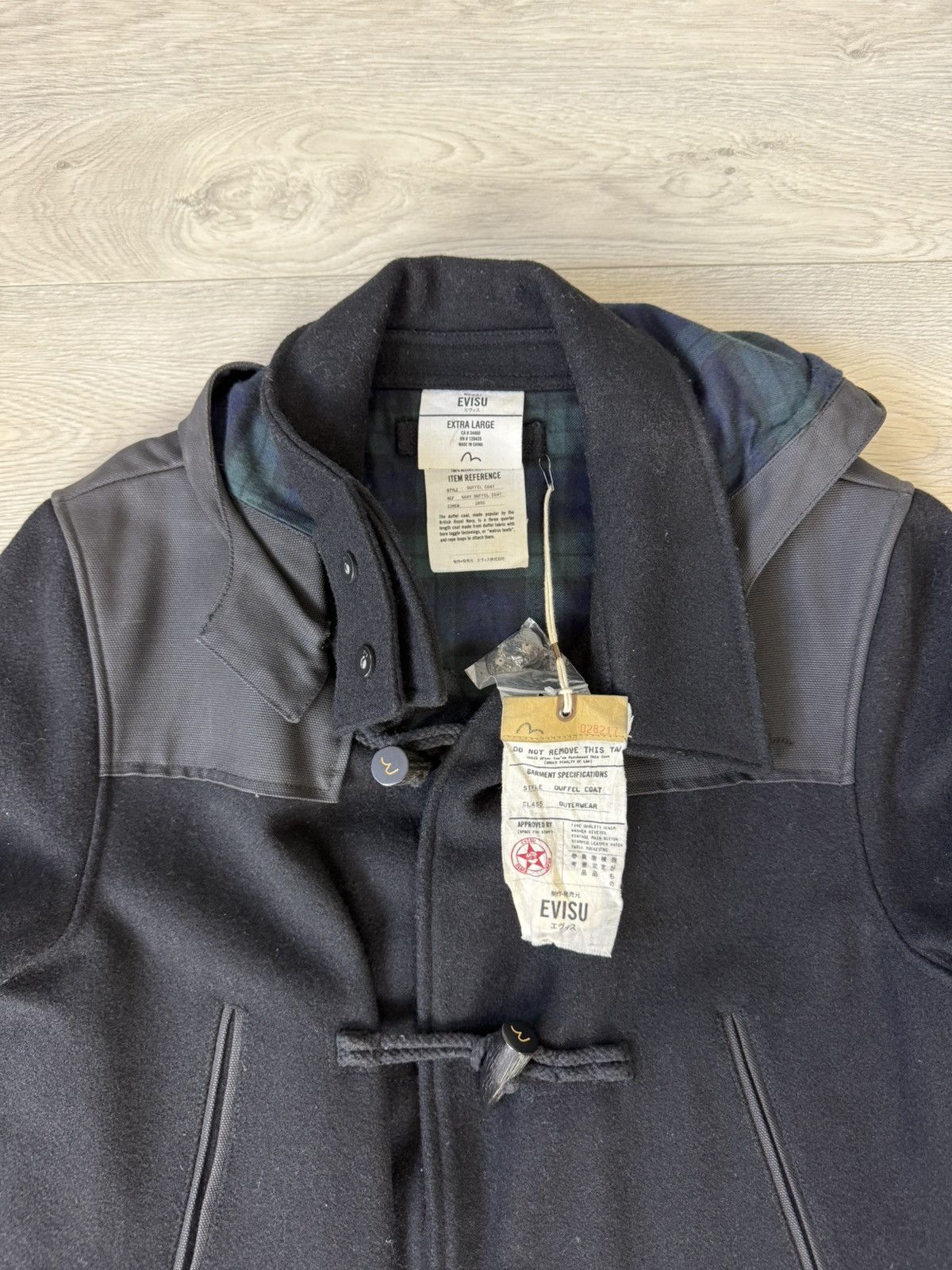 Evisu Evisu Duffle Coat Size US XL / EU 56 / 4 - 3 Thumbnail