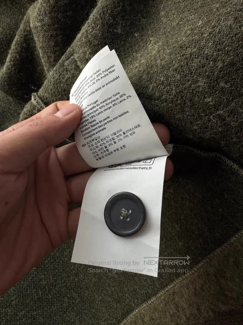 Our Legacy Our Legacy Avocado green cardigan Size US L / EU 52-54 / 3 - 7 Thumbnail