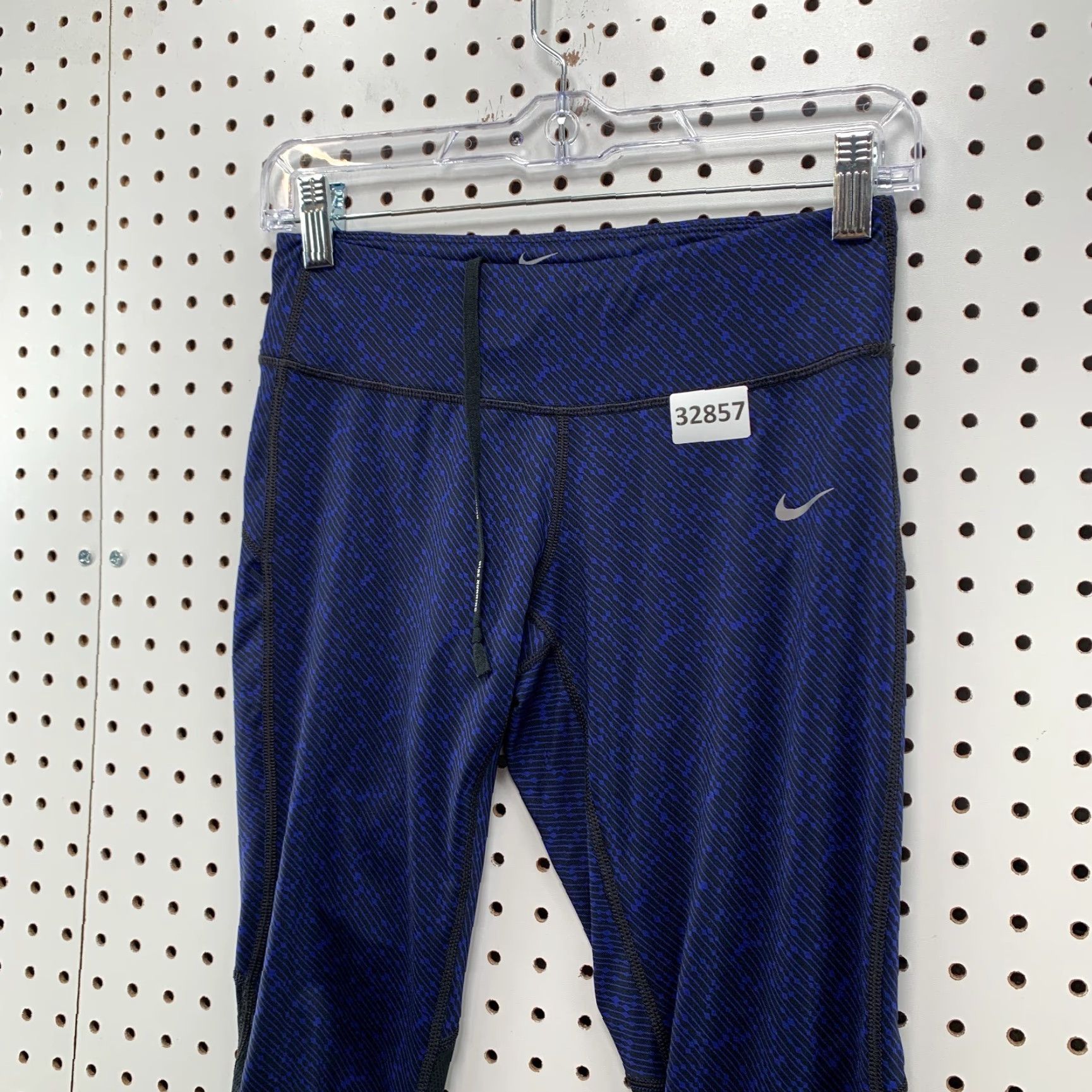 Nike Nike Dri-Fit Active Leggings Women Small Drawstring Cropped Yoga Workout 26x21.5 Size 26" / US 2 / IT 38 - 3 Thumbnail