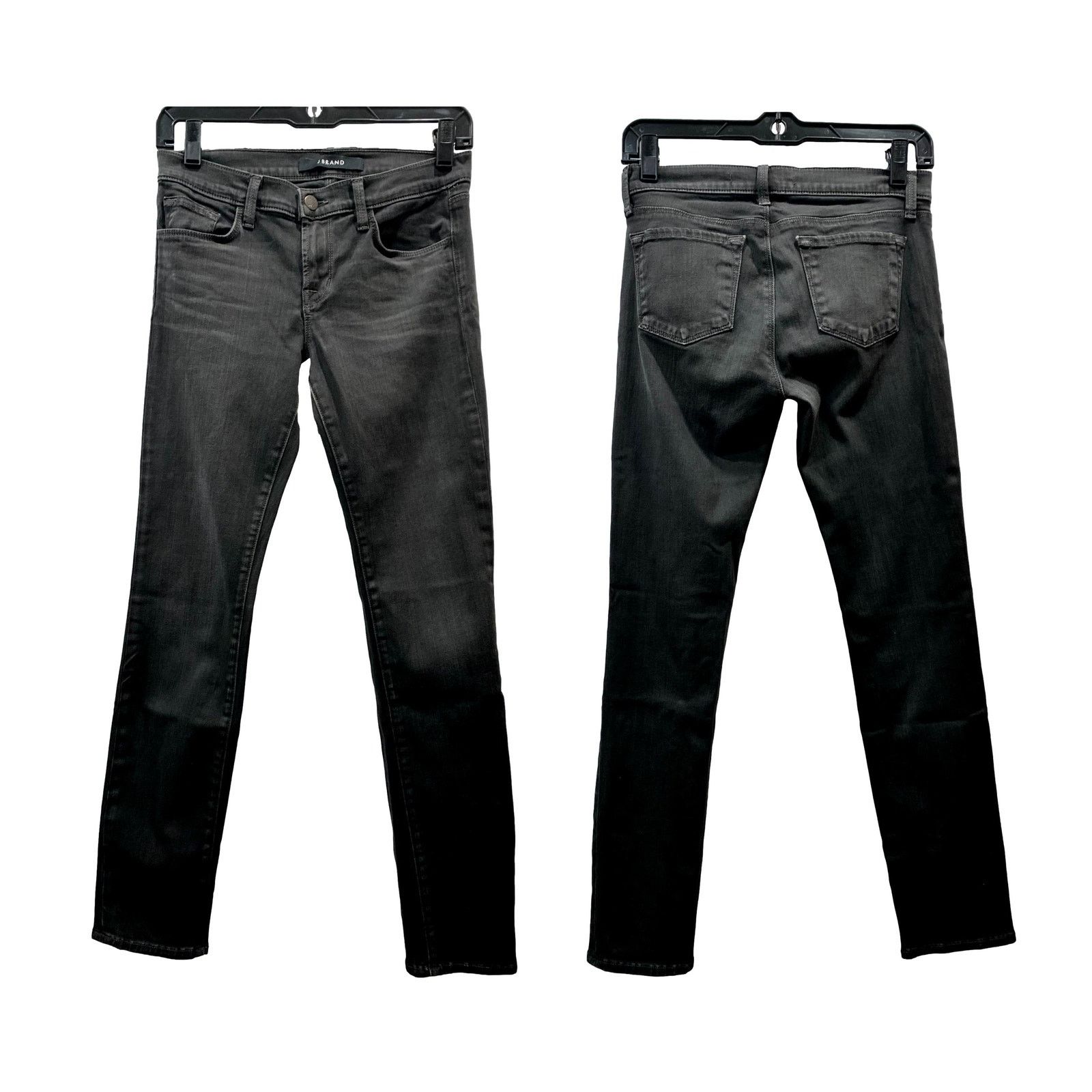 J Brand J Brand Skinny Leg Ankle Jeans DARE Dark Gray 26 Size 26" / US 2 / IT 38 - 2 Thumbnail
