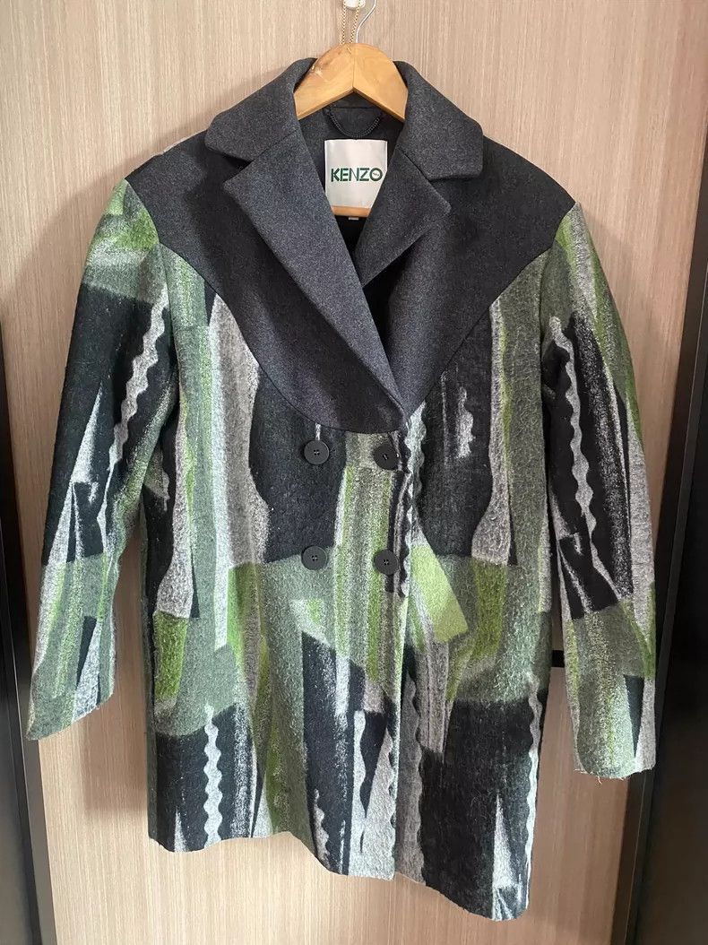 Kenzo KENZO A wool coat Size XS / US 0-2 / IT 36-38 - 1 Thumbnail