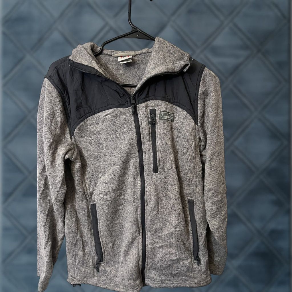 Avalanche Avalanche Men’s Black Gray Weather Hoodie Jacket Sweatshirt Fleece Small Jacket Hoodie Men Gray Weather Full Zip Pockets Casual Size US S / EU 44-46 / 1 - 1 Thumbnail