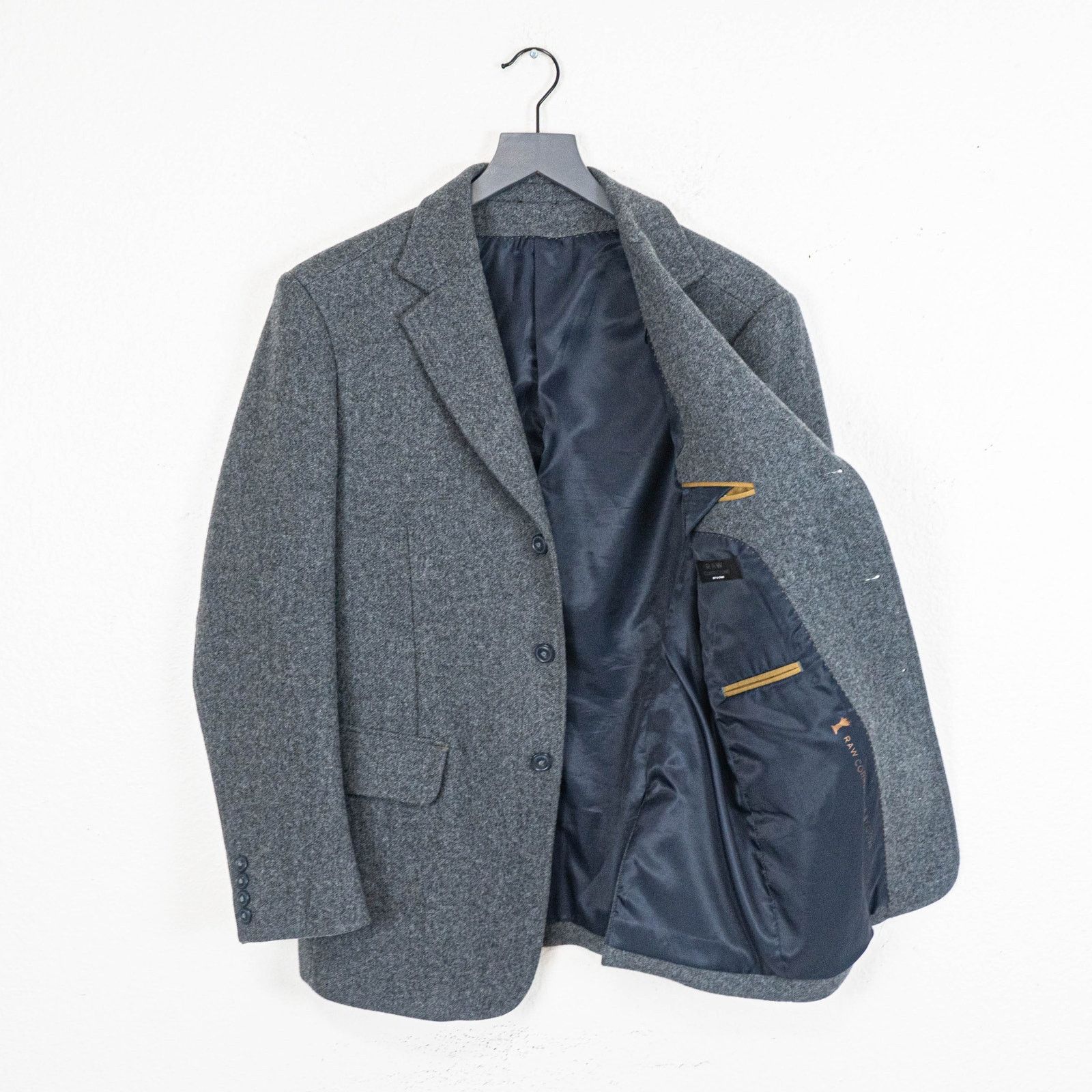 G-Star G Star RAW Correctline Ruston Blazer Jacket Wool Tweed Size 42S - 3 Thumbnail