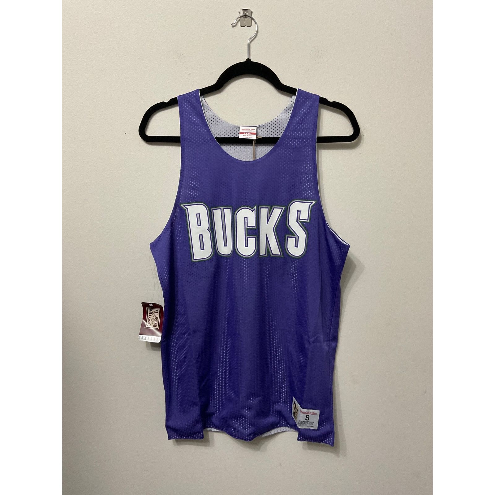 Mitchell & Ness NWT Mens Mitchell & Ness Milwaukee Bucks Jersey Sz S Size US S / EU 44-46 / 1 - 1 Thumbnail