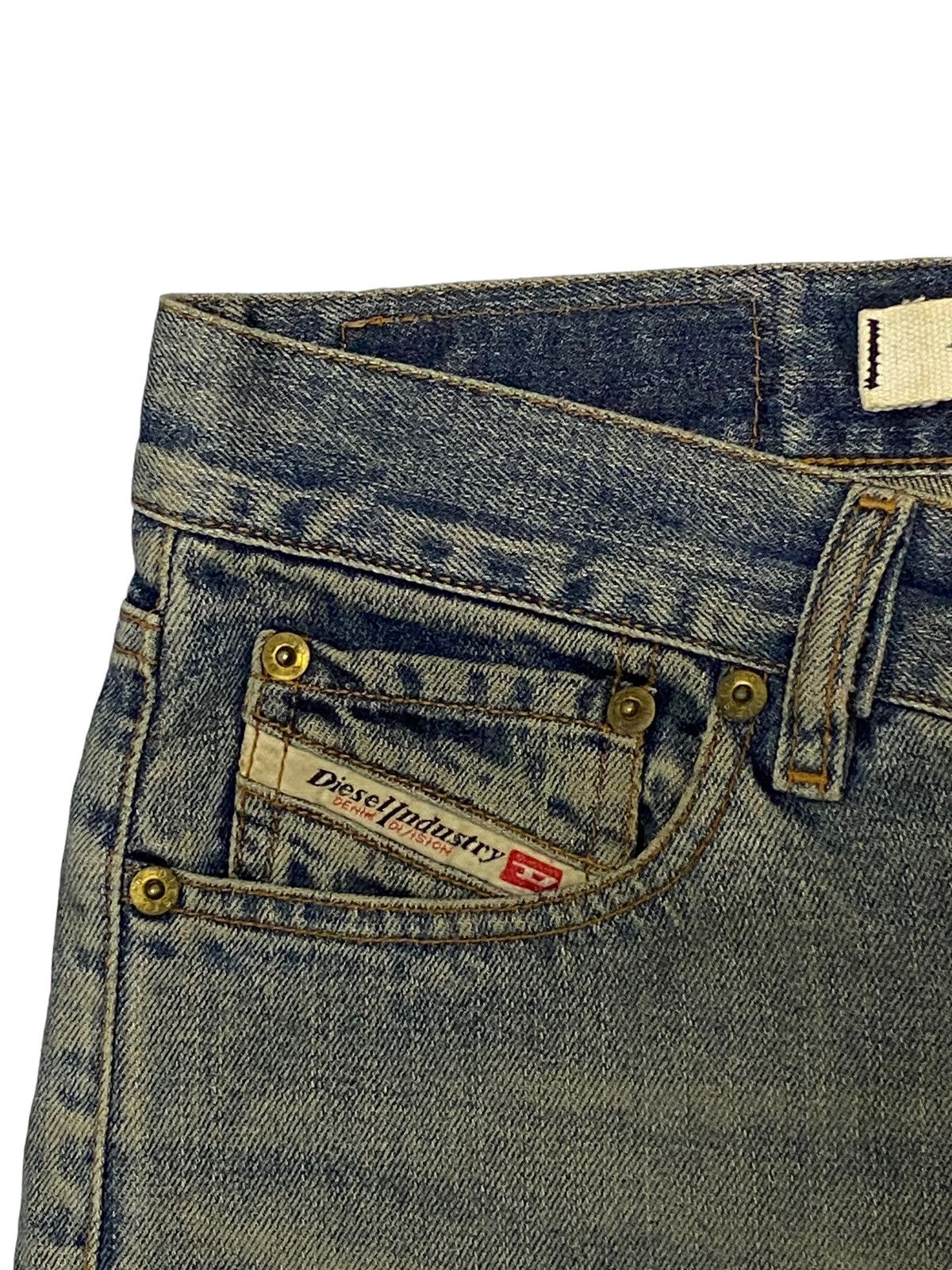 14th Addiction × Diesel Diesel Industry Denim Division Yellow Mud Washed Dirty Size US 29 - 10 Thumbnail