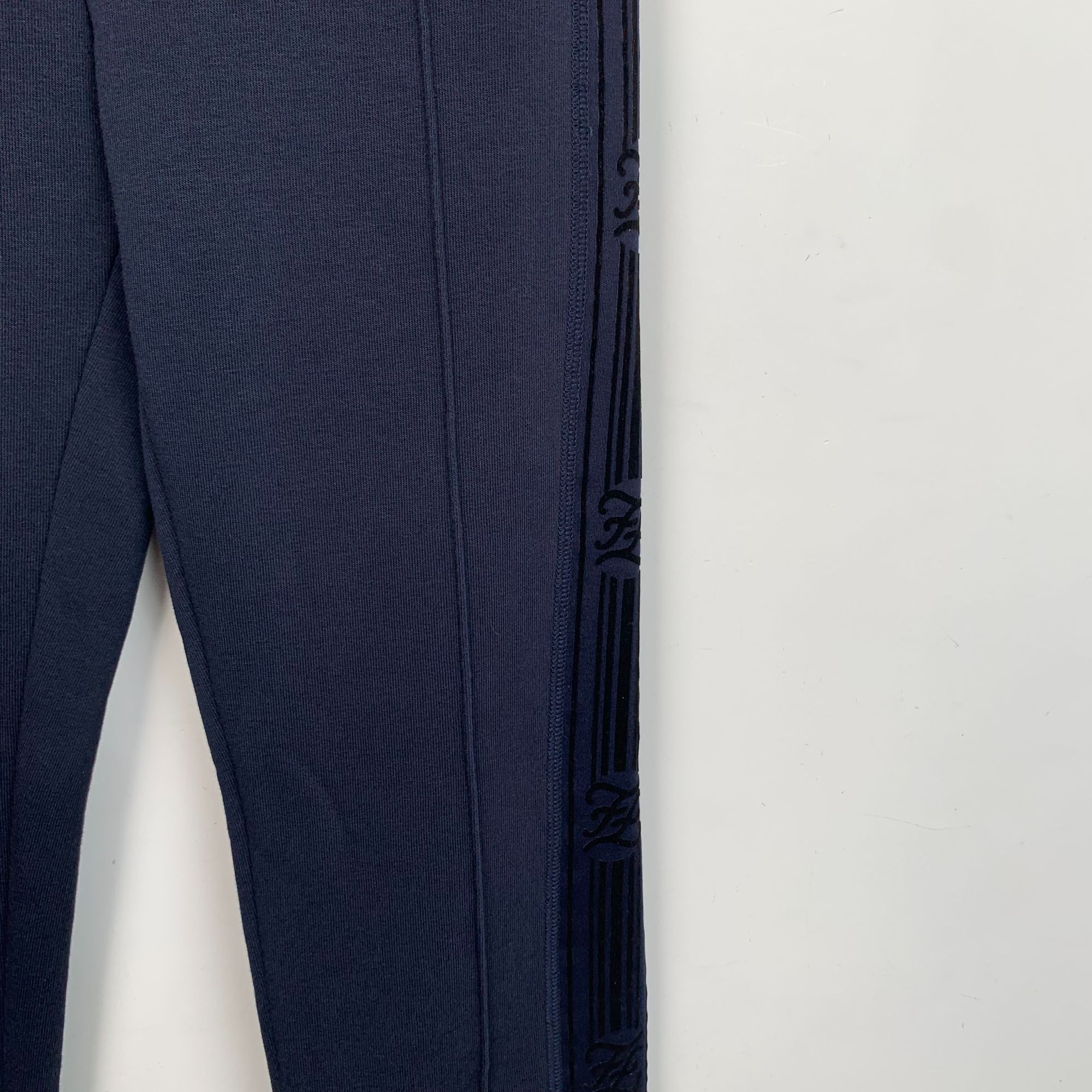 Fendi Fendi Dark Blue Side Logo Striped Fitted Casual Trousers Siz Size 36" / US 14 / IT 50 - 5 Thumbnail