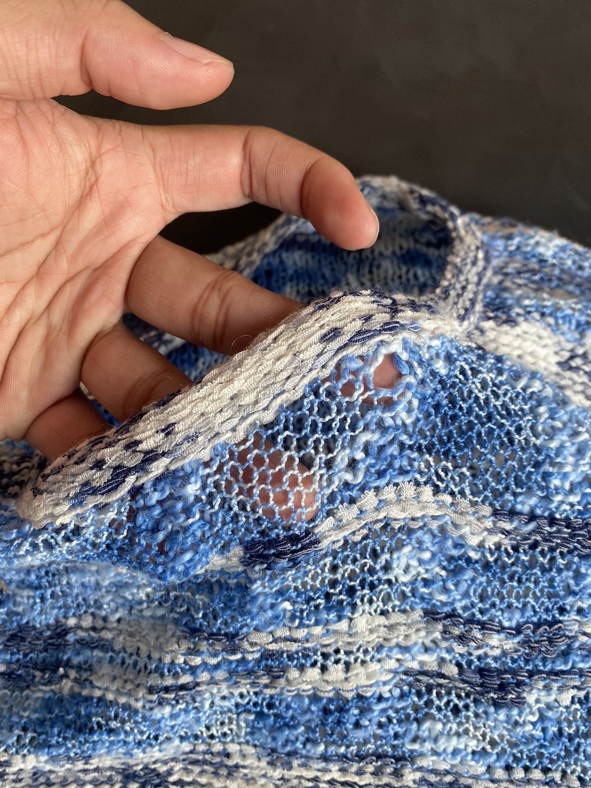 Japanese Nuevis Knitted Meshtop Avantgarde Ifsixwasnine