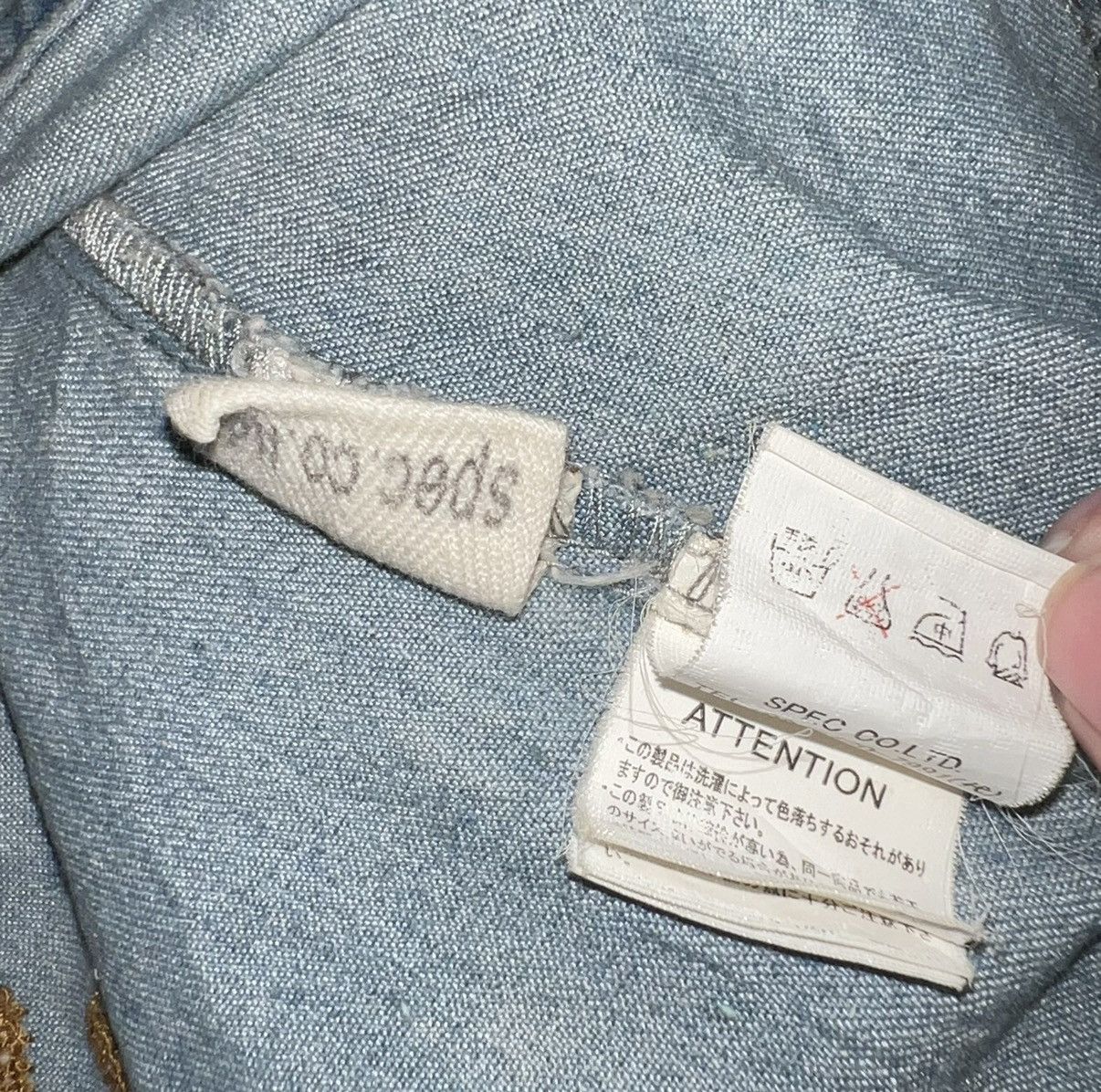 Japanese Brand RARE D.i.a. denim mini dress 💖💙 Size ONE SIZE - 14 Thumbnail